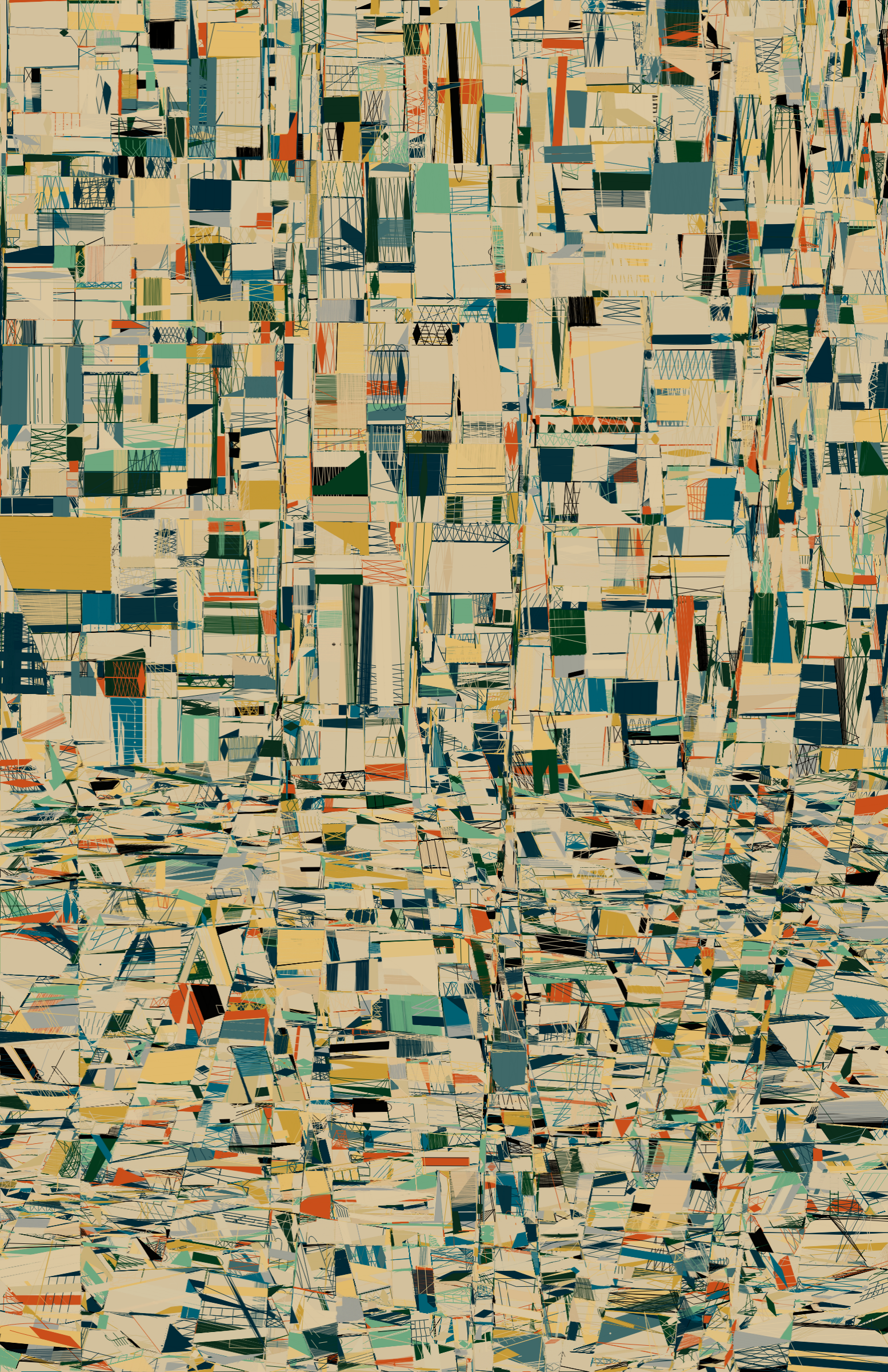 Art Blocks - Art Blocks v2 - 100 PRINT #12 - NFT # 310000012