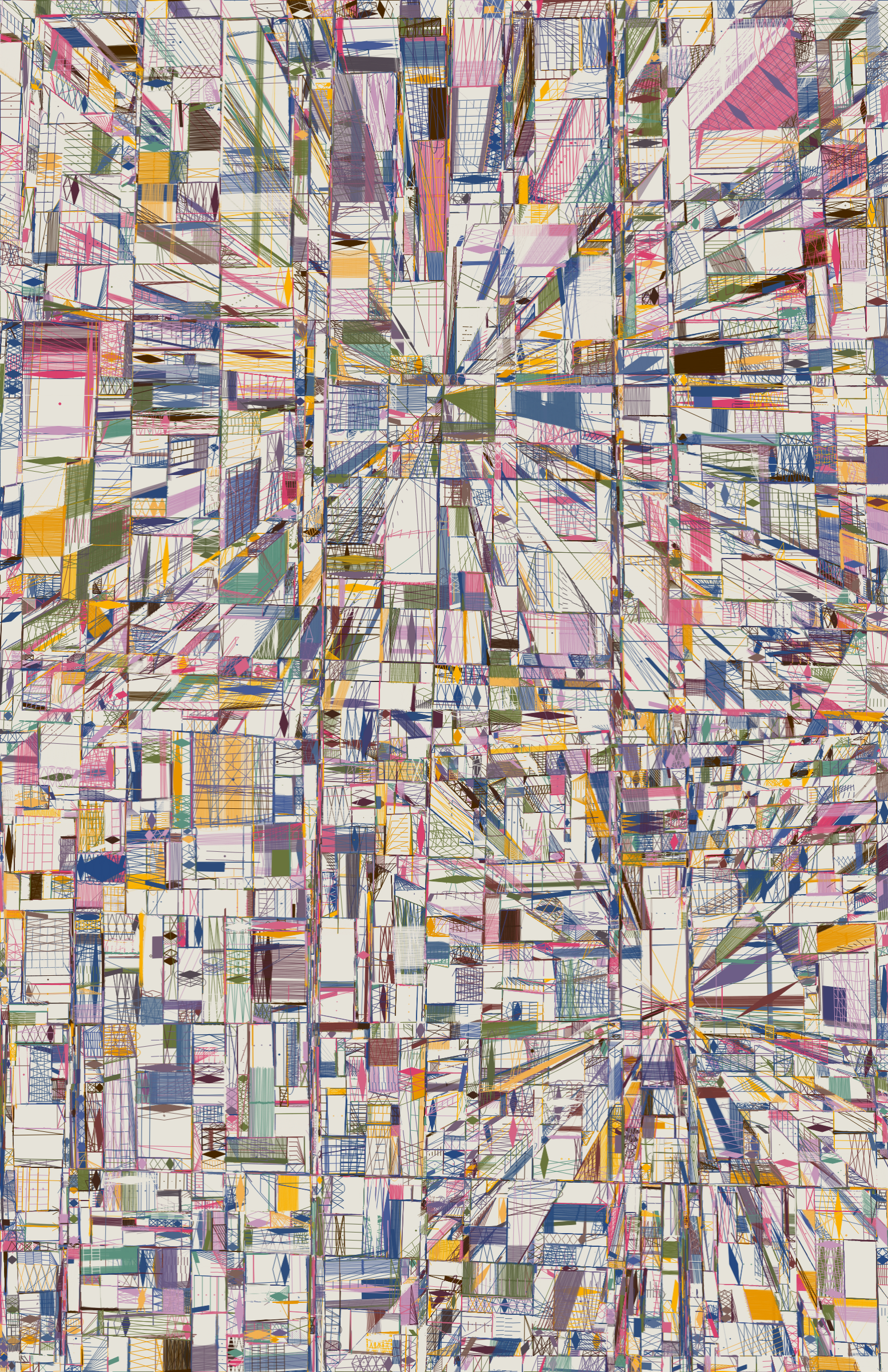 Art Blocks - Art Blocks v2 - 100 PRINT #13 - NFT # 310000013