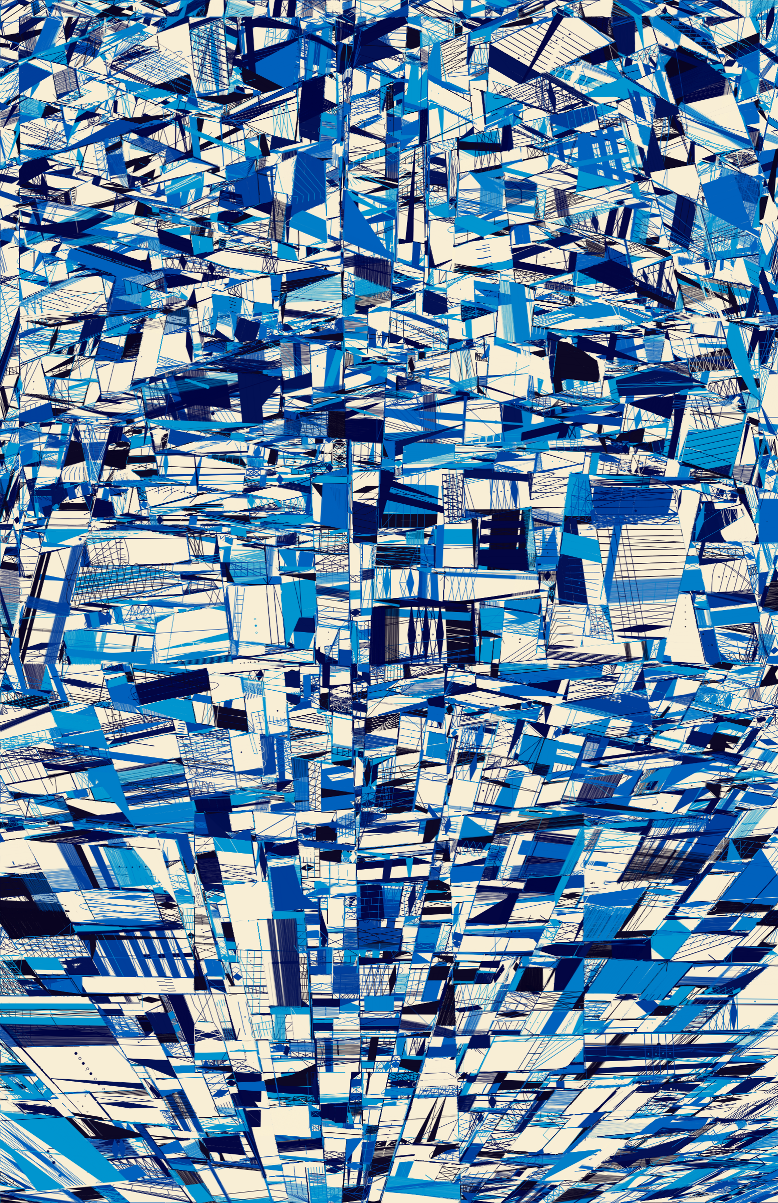 Art Blocks - Art Blocks v2 - 100 PRINT #14 - NFT # 310000014