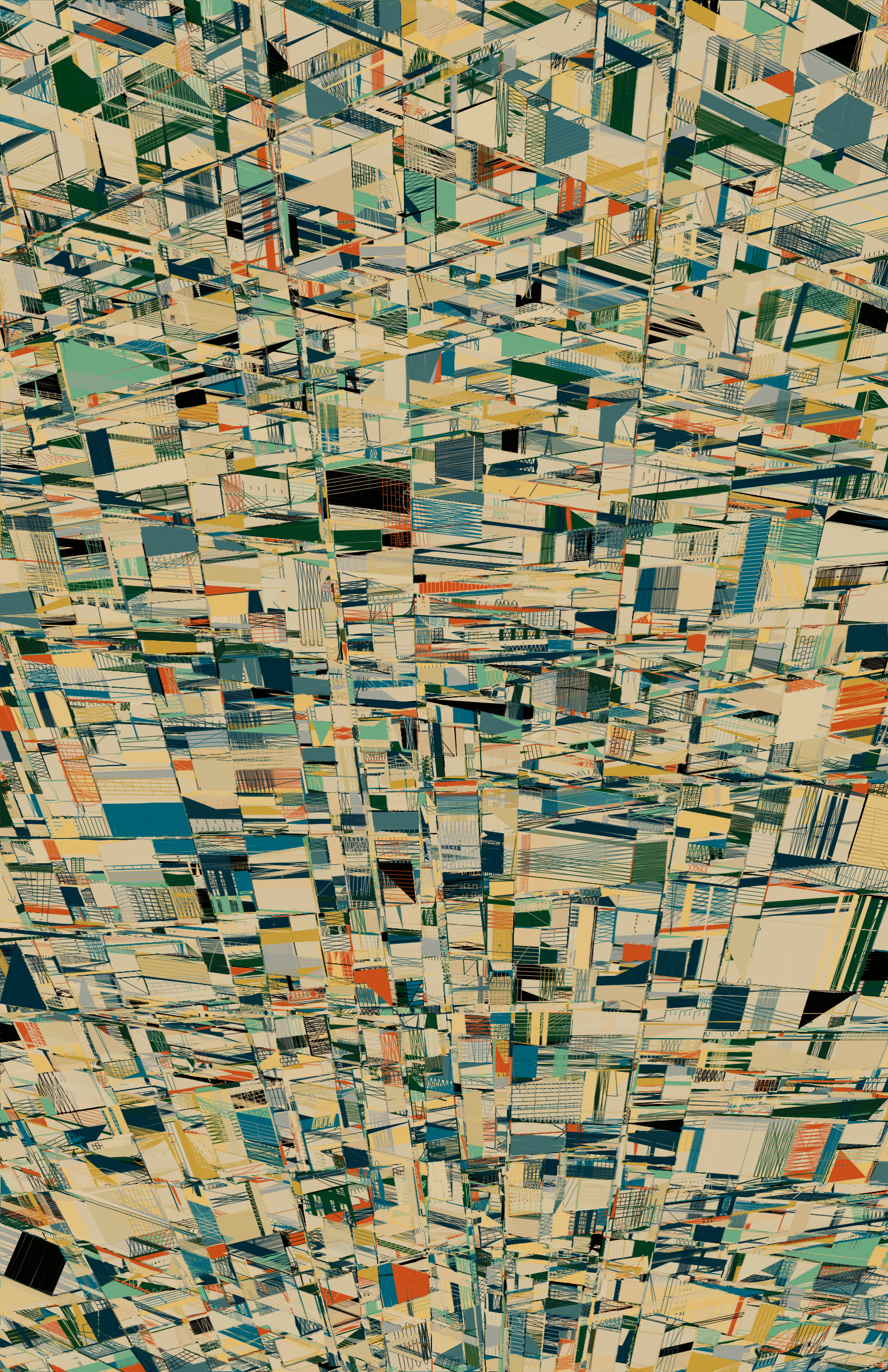 Art Blocks - Art Blocks v2 - 100 PRINT #18 - NFT # 310000018