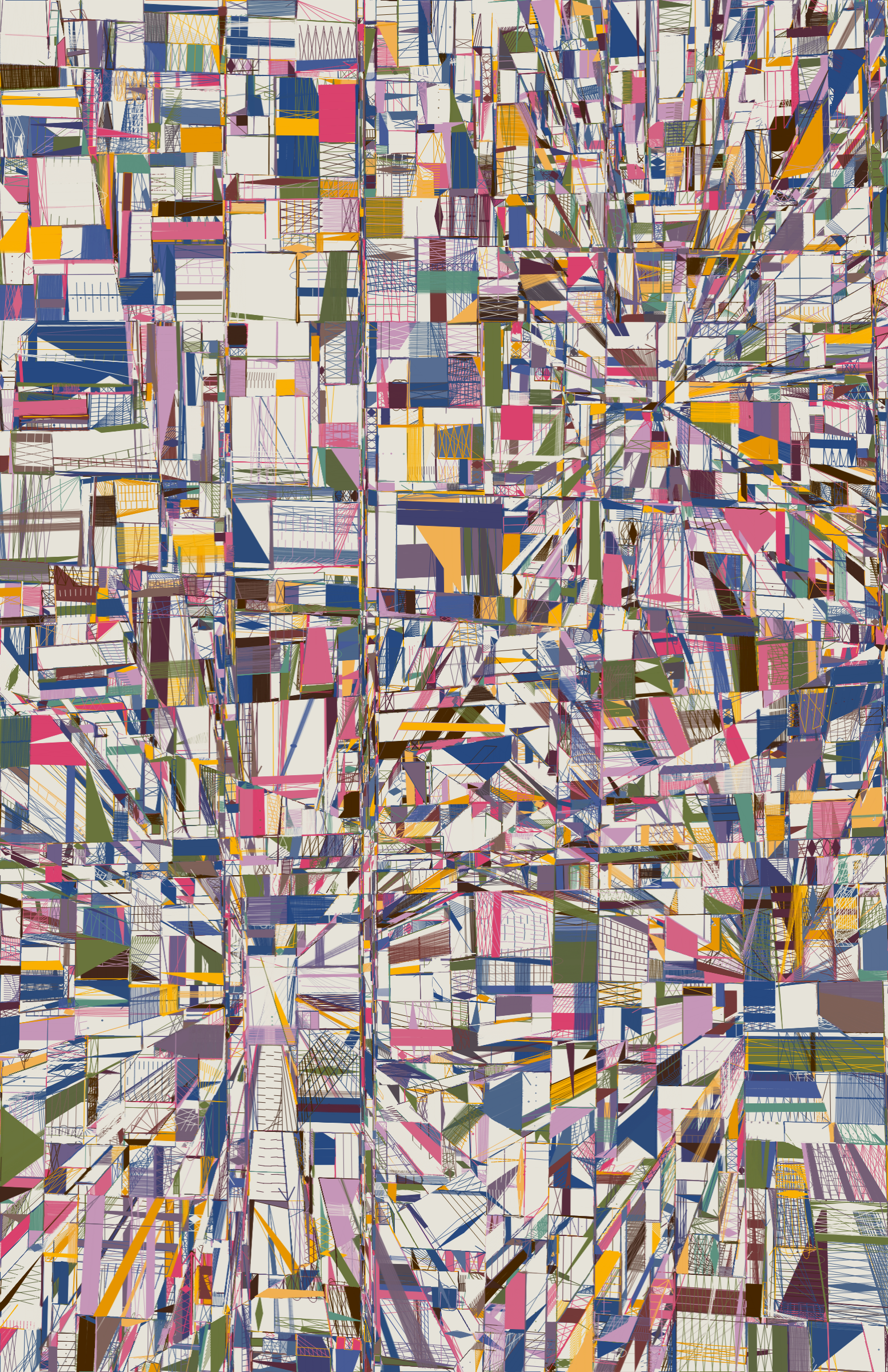 Art Blocks - Art Blocks v2 - 100 PRINT #19 - NFT # 310000019