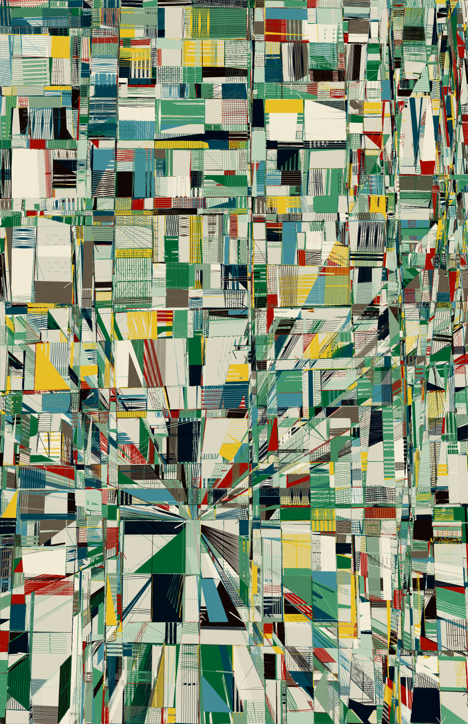 Art Blocks - Art Blocks v2 - 100 PRINT #25 - NFT # 310000025