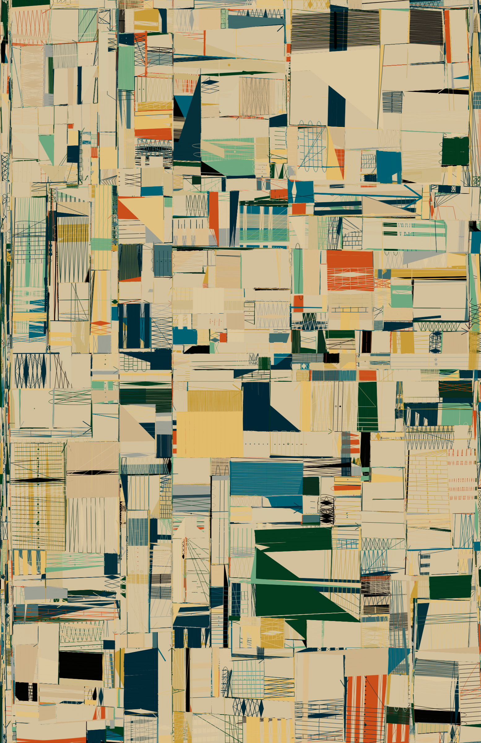 Art Blocks - Art Blocks v2 - 100 PRINT #26 - NFT # 310000026