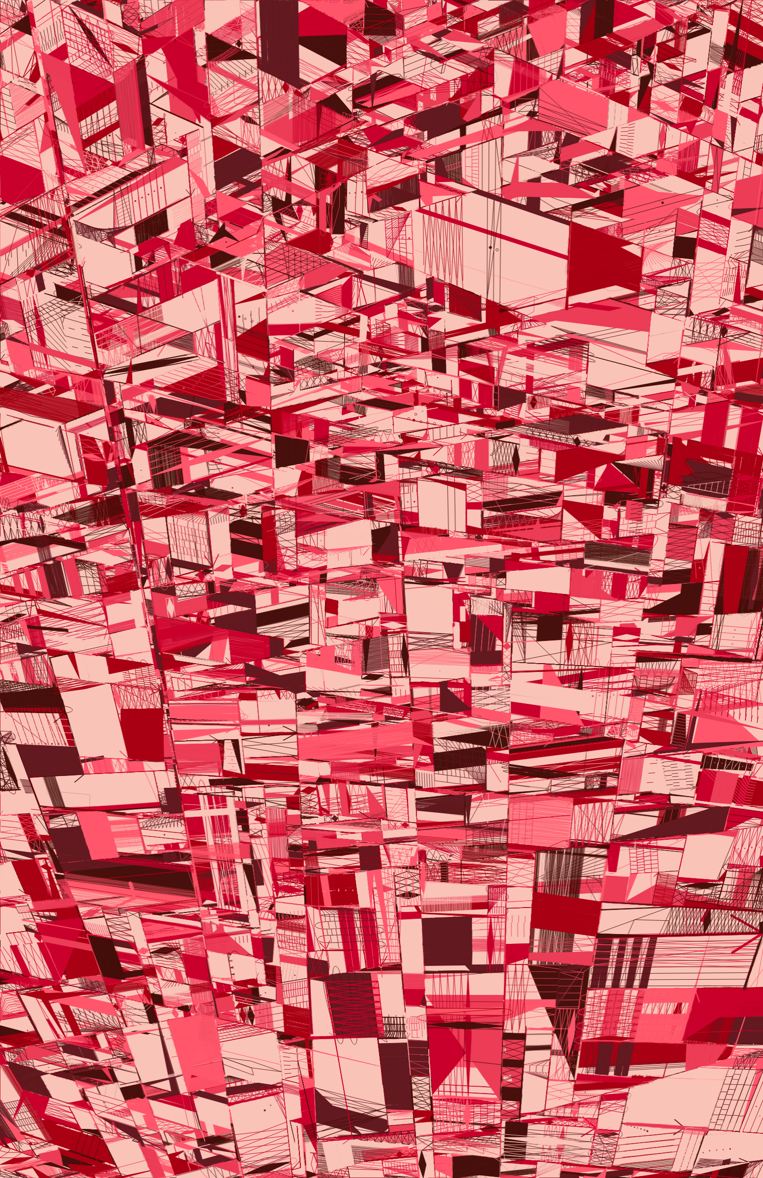 Art Blocks - Art Blocks v2 - 100 PRINT #28 - NFT # 310000028