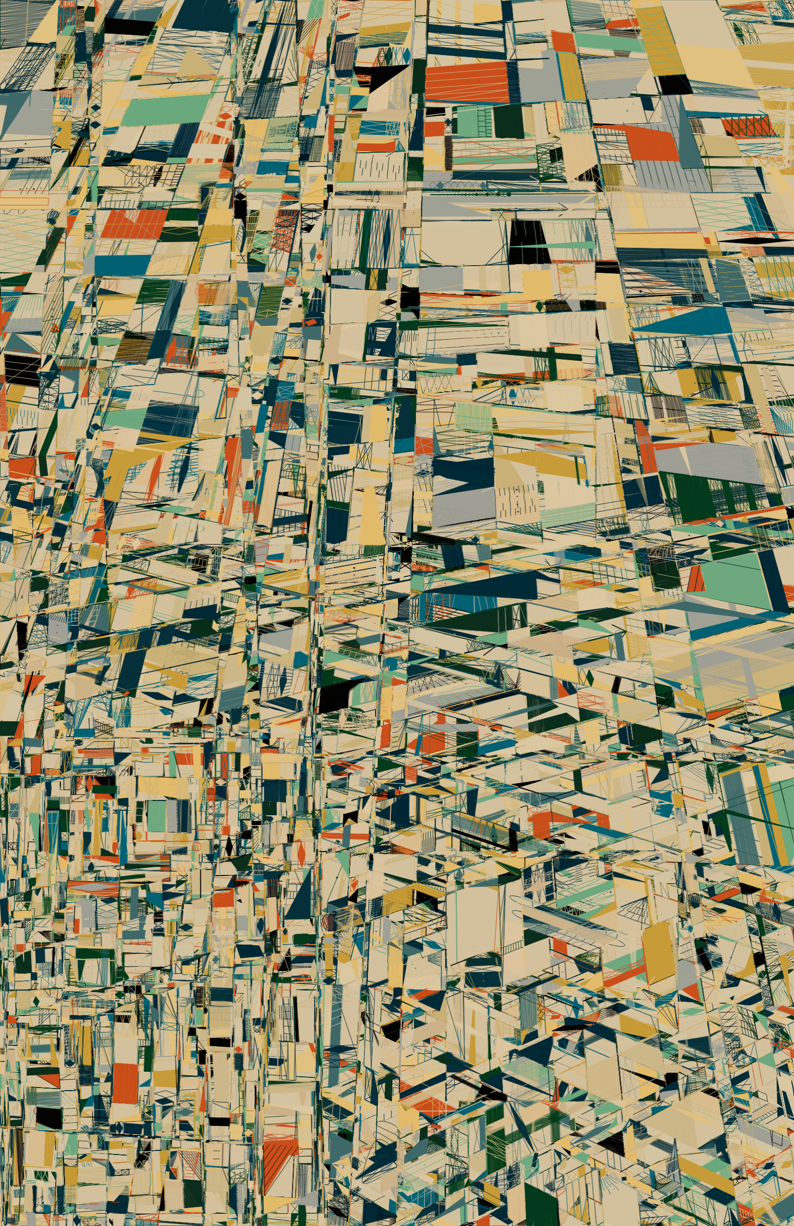 Art Blocks - Art Blocks v2 - 100 PRINT #49 - NFT # 310000049