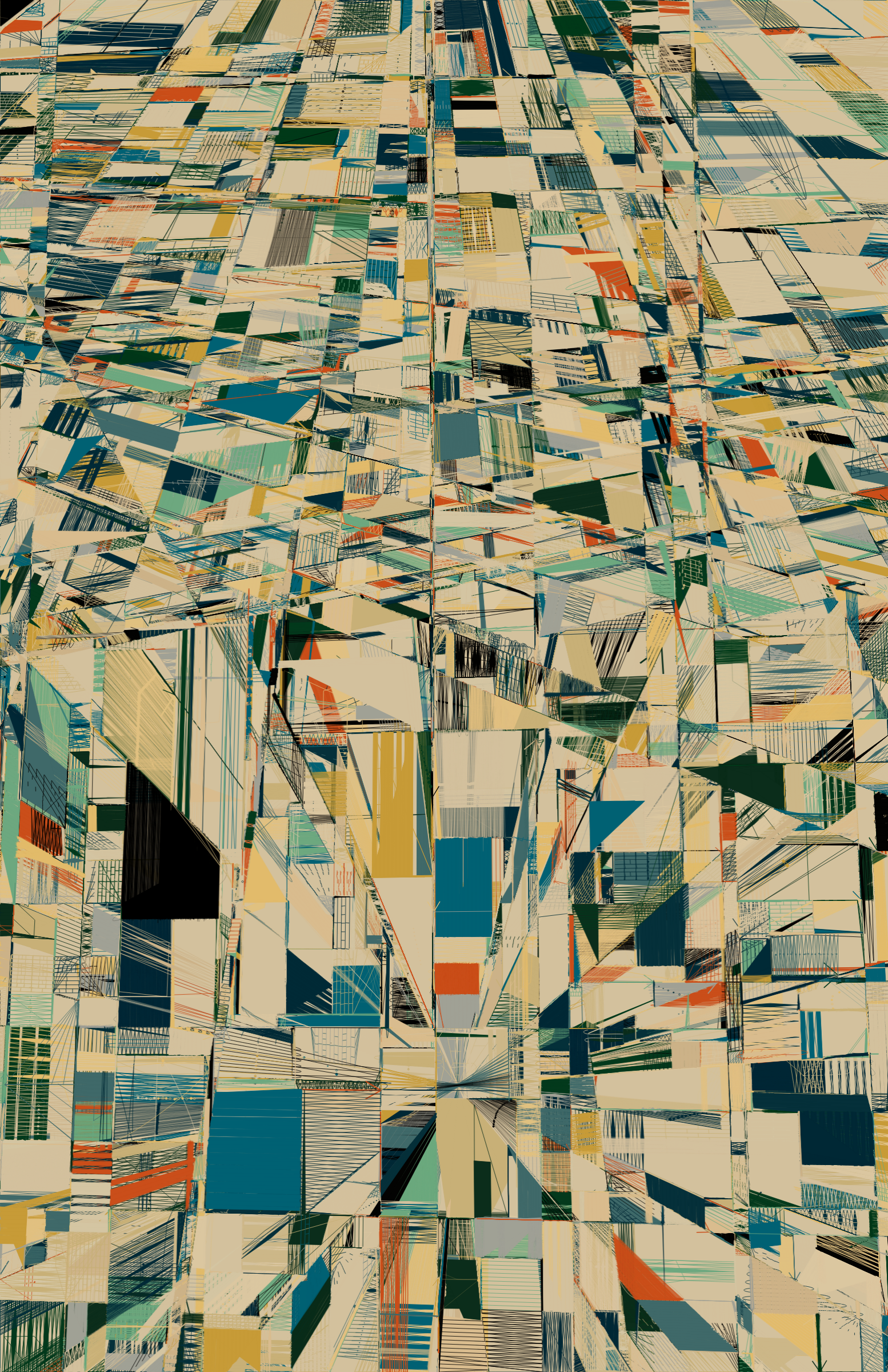 Art Blocks - Art Blocks v2 - 100 PRINT #51 - NFT # 310000051