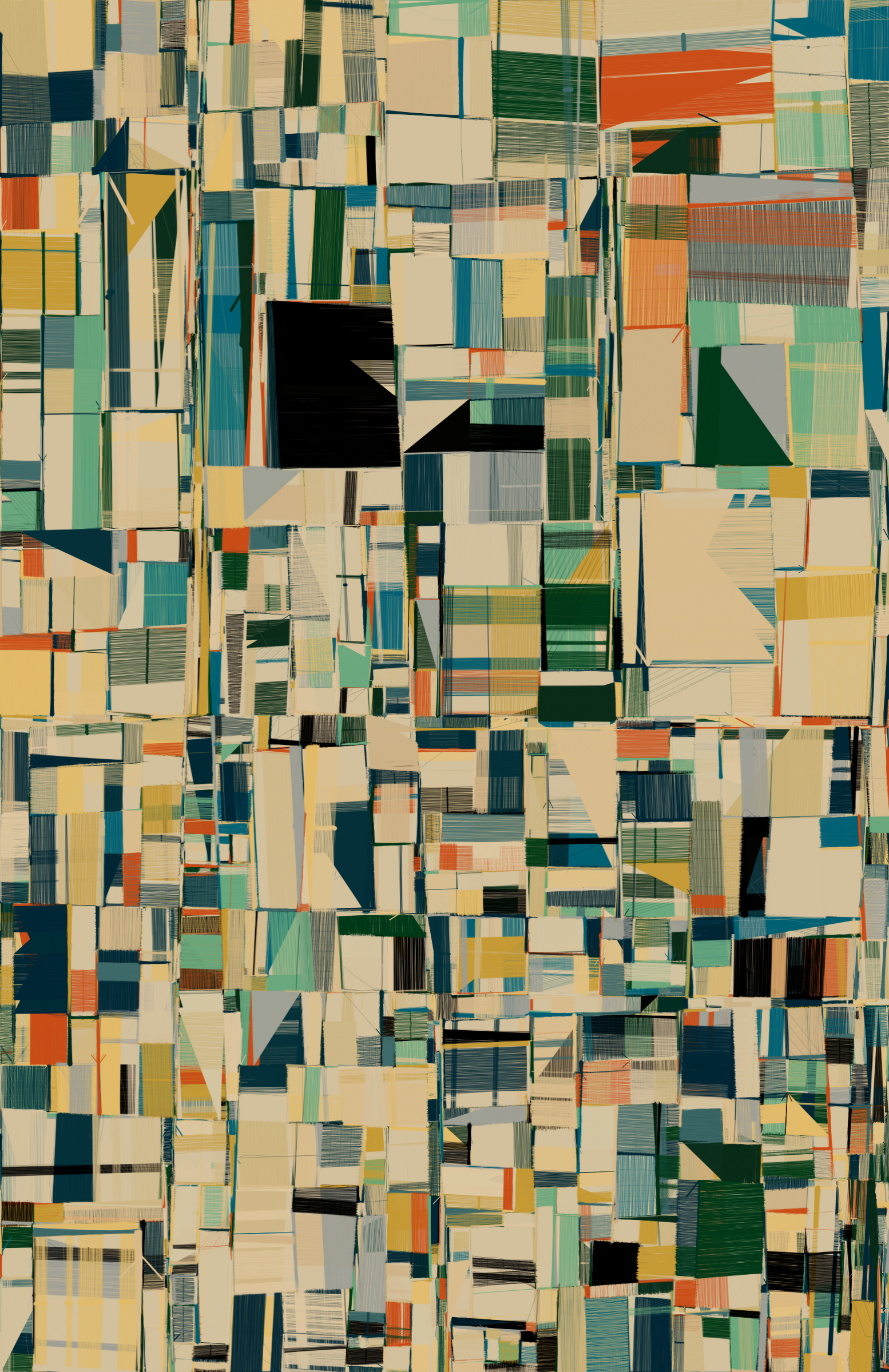 Art Blocks - Art Blocks v2 - 100 PRINT #61 - NFT # 310000061