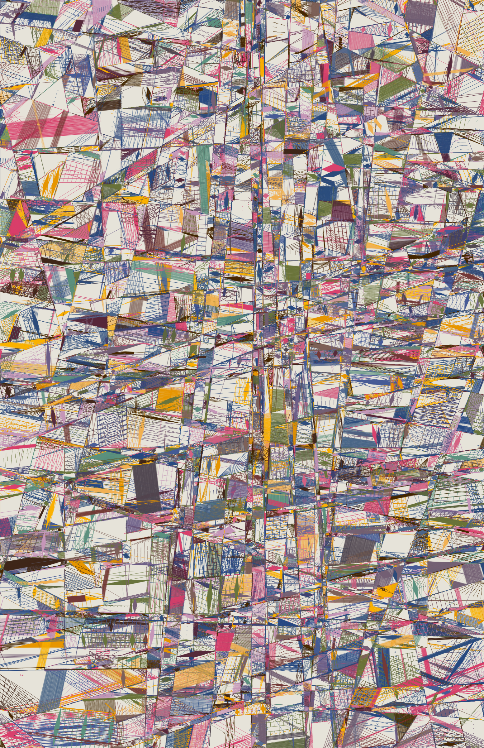 Art Blocks - Art Blocks v2 - 100 PRINT #65 - NFT # 310000065