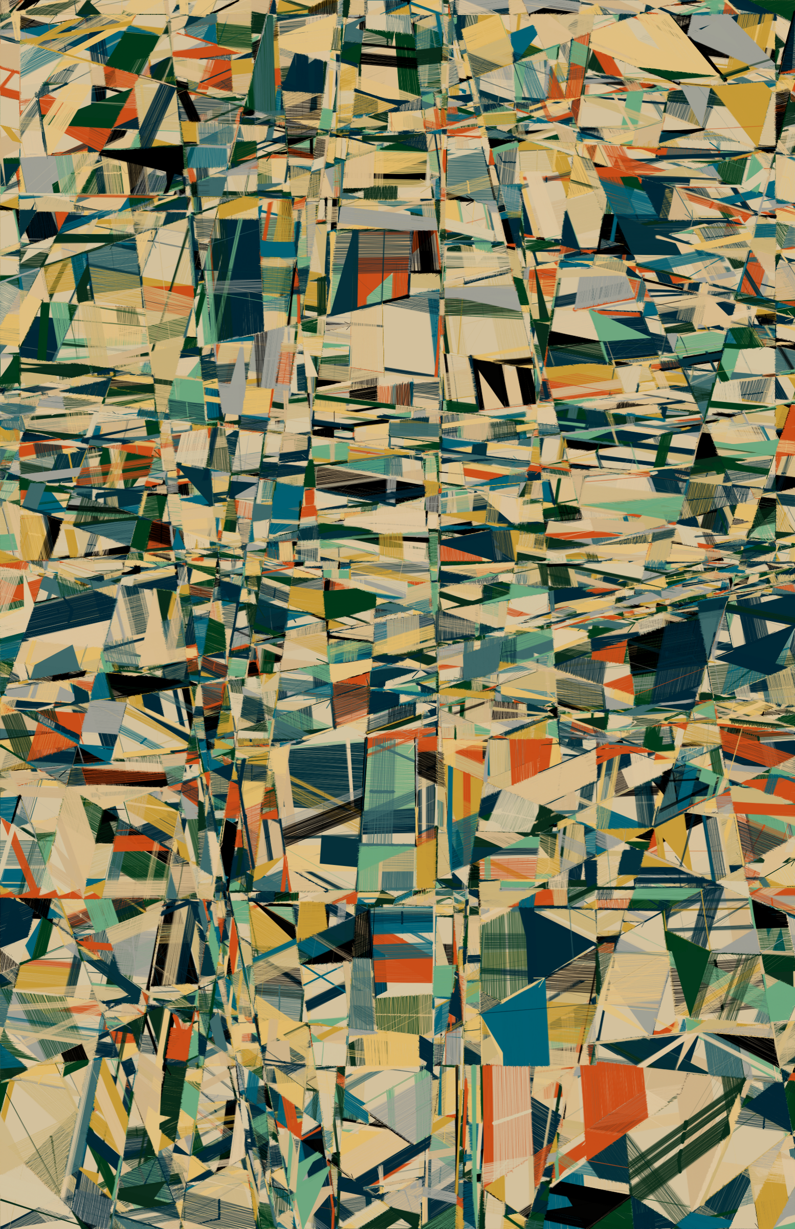 Art Blocks - Art Blocks v2 - 100 PRINT #71 - NFT # 310000071