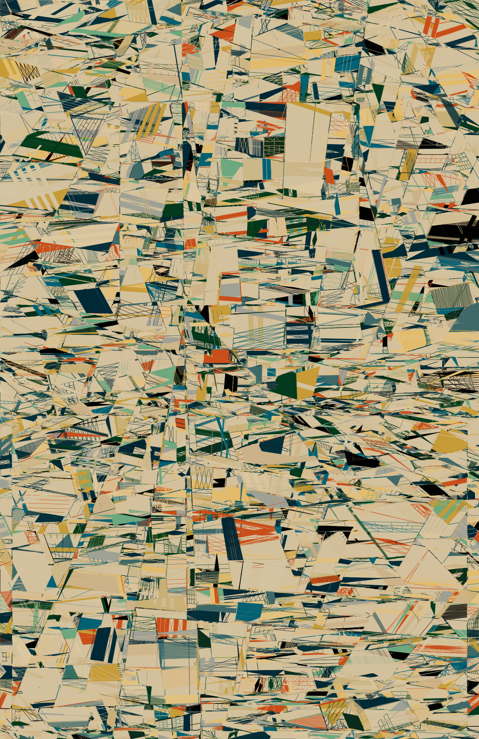 Art Blocks - Art Blocks v2 - 100 PRINT #72 - NFT # 310000072