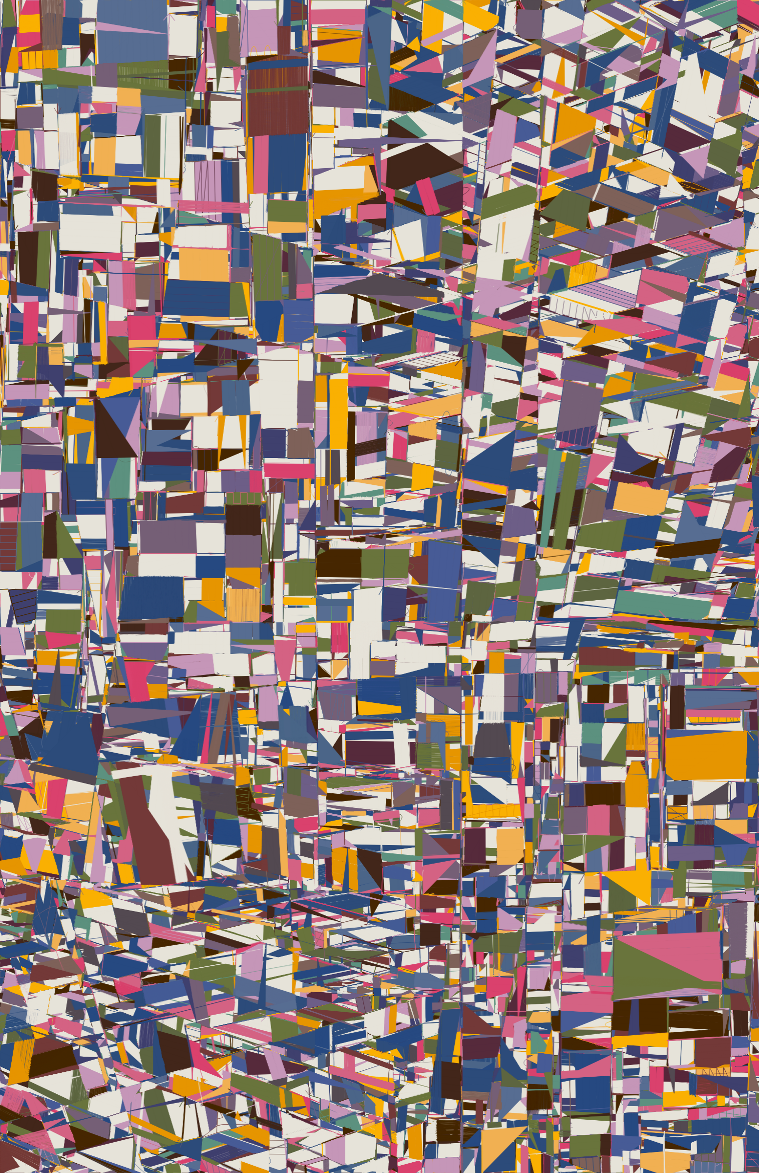 Art Blocks - Art Blocks v2 - 100 PRINT #73 - NFT # 310000073