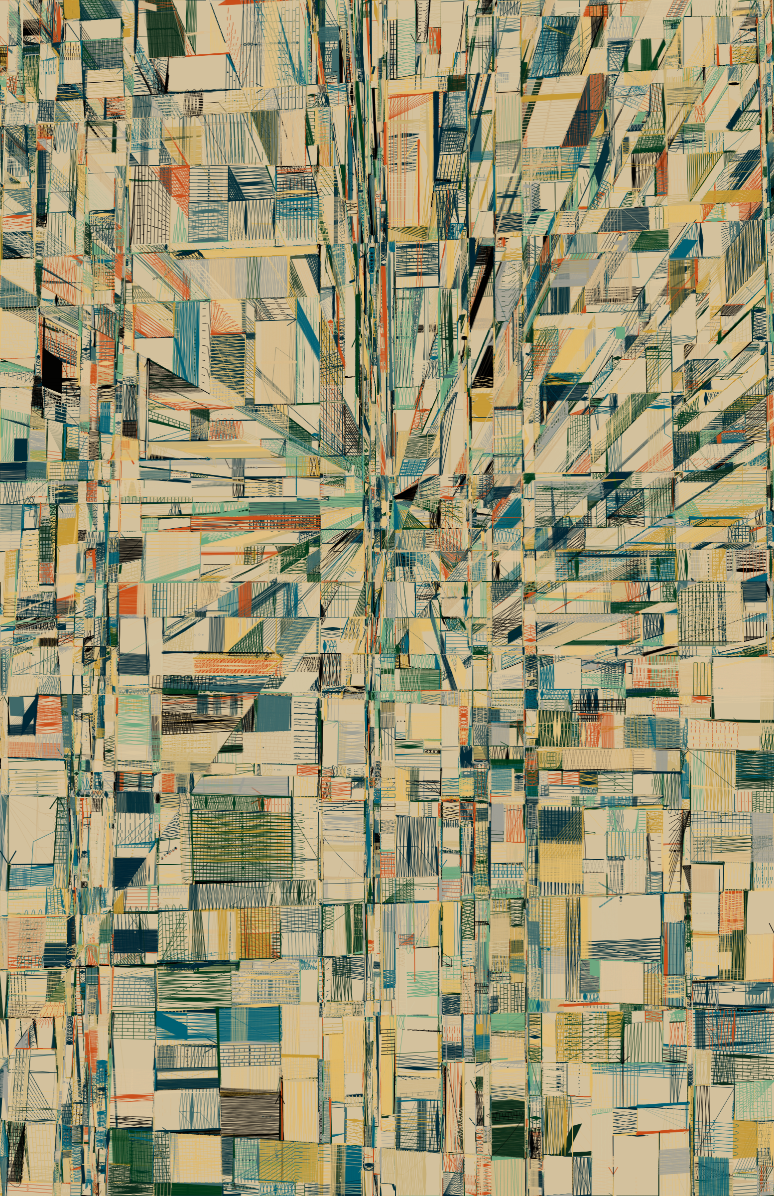 Art Blocks - Art Blocks v2 - 100 PRINT #75 - NFT # 310000075