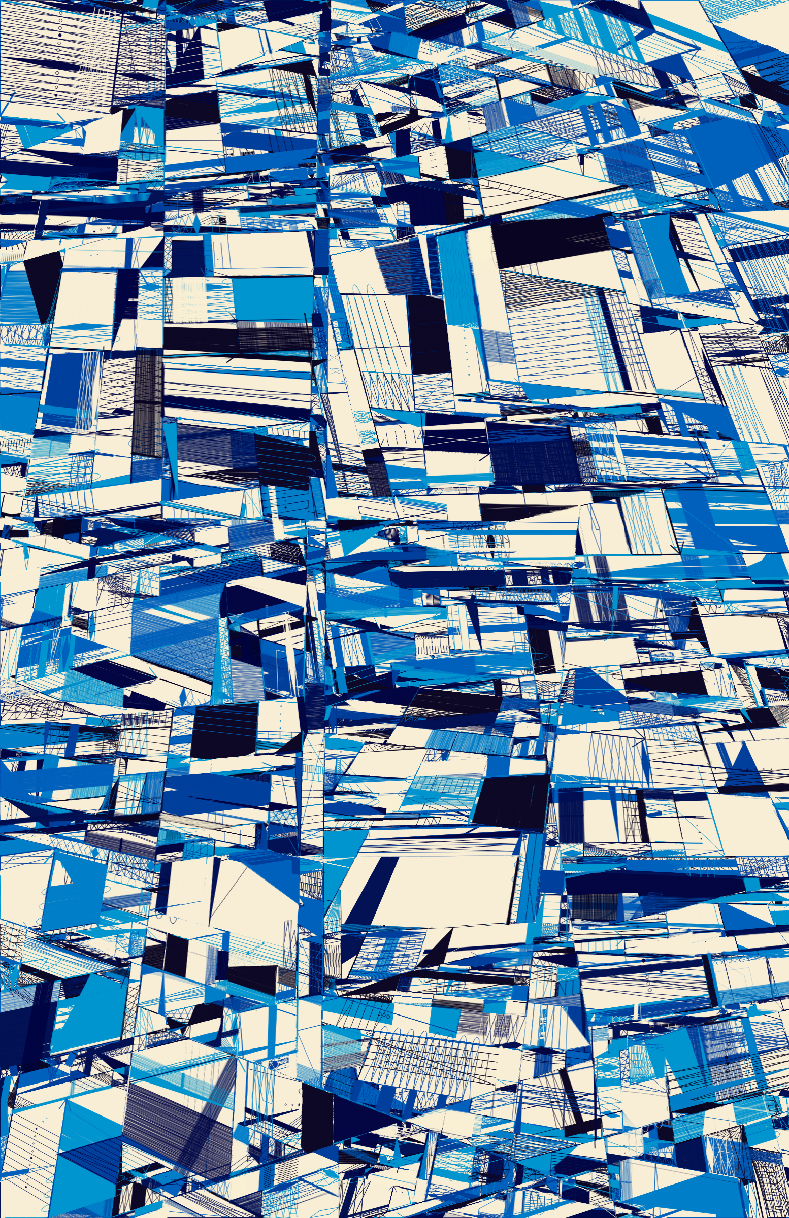 Art Blocks - Art Blocks v2 - 100 PRINT #79 - NFT # 310000079