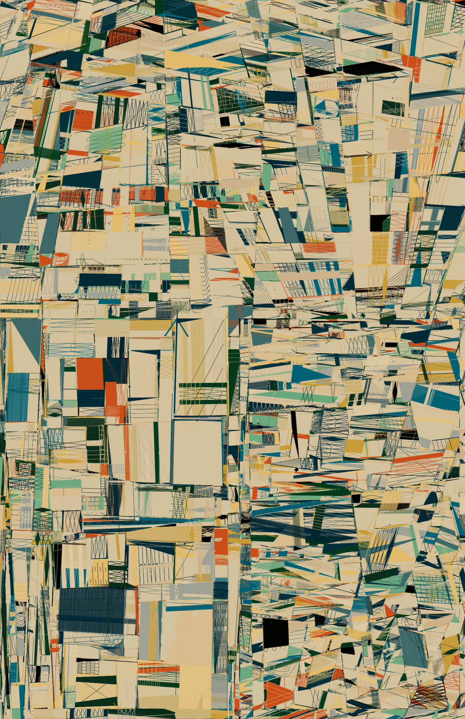 Art Blocks - Art Blocks v2 - 100 PRINT #80 - NFT # 310000080