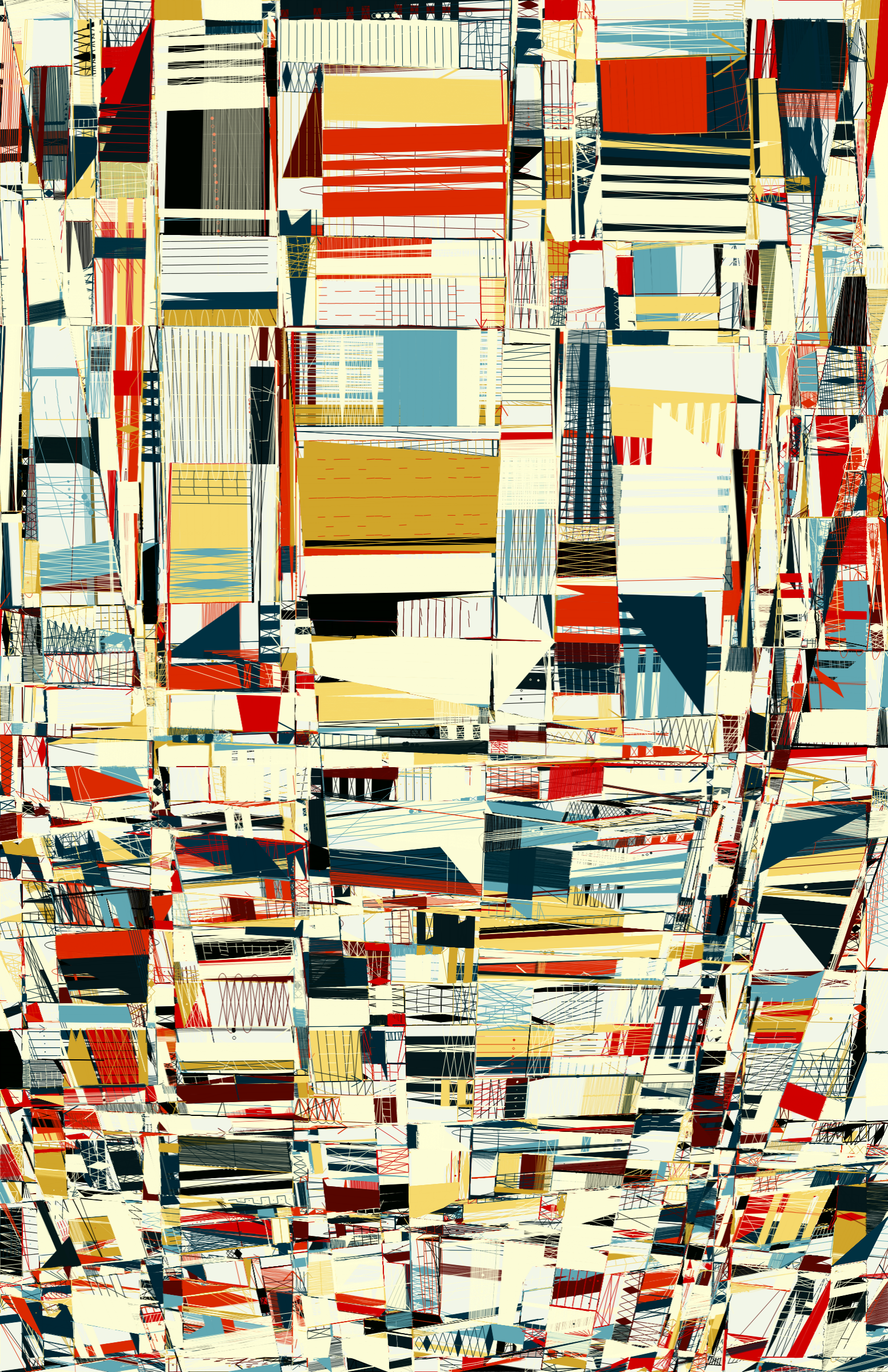 Art Blocks - Art Blocks v2 - 100 PRINT #82 - NFT # 310000082