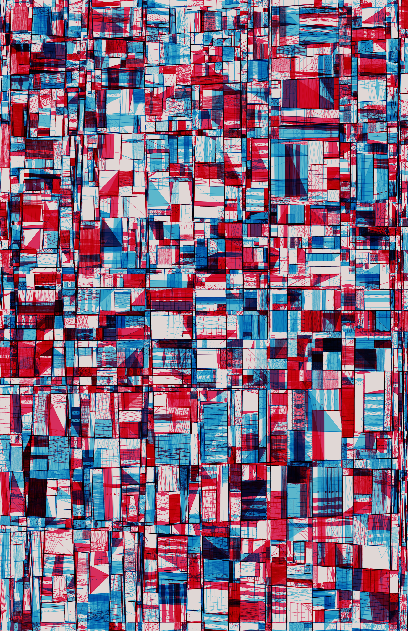 Art Blocks - Art Blocks v2 - 100 PRINT #83 - NFT # 310000083