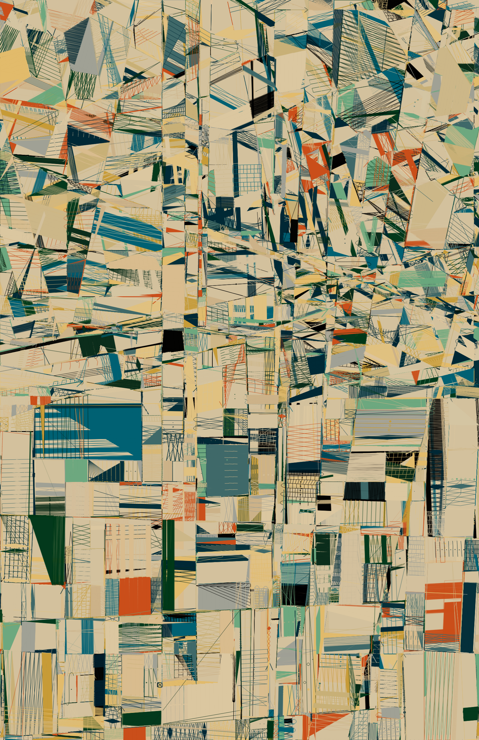 Art Blocks - Art Blocks v2 - 100 PRINT #87 - NFT # 310000087