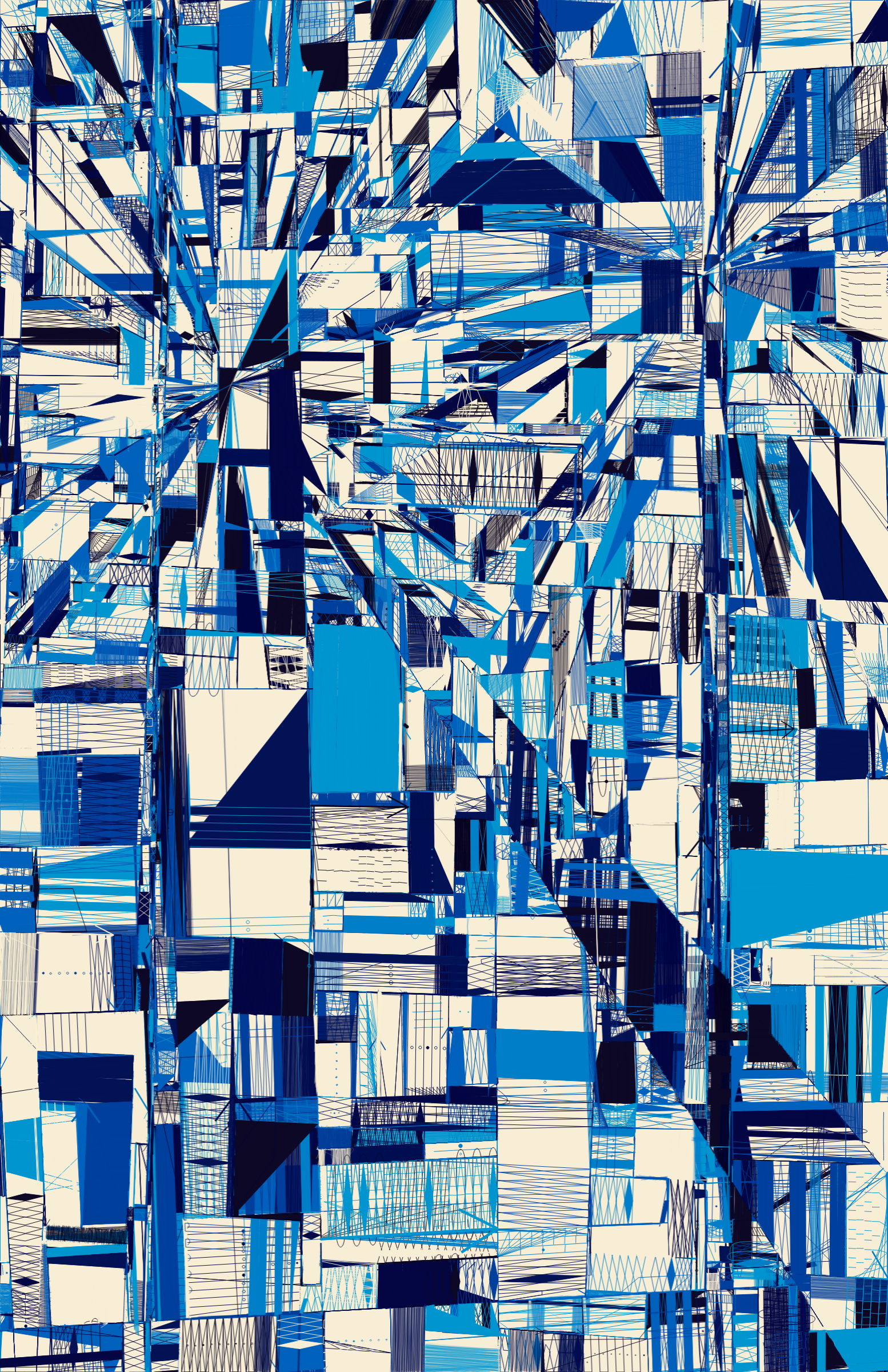 Art Blocks - Art Blocks v2 - 100 PRINT #96 - NFT # 310000096