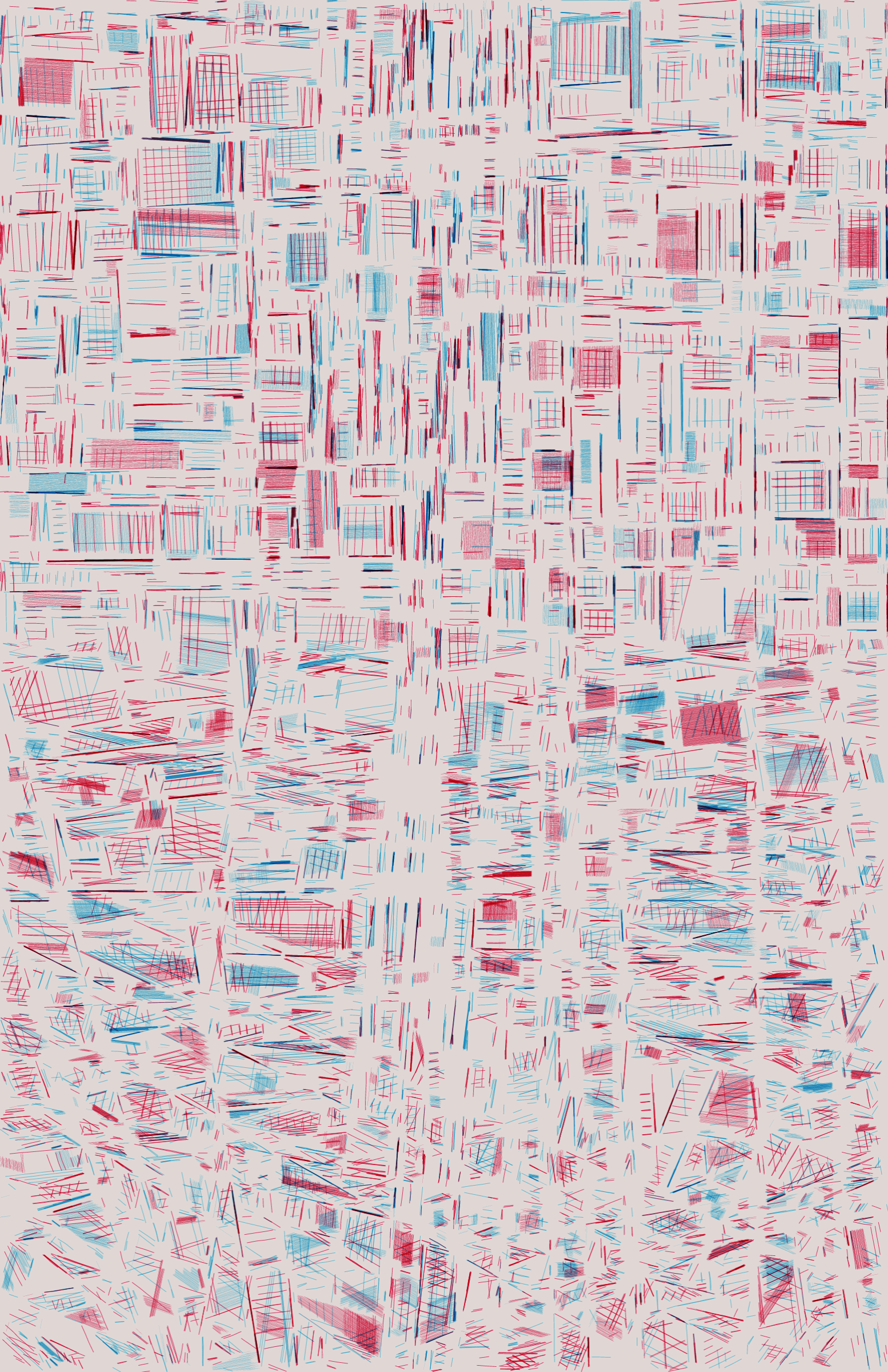 Art Blocks - Art Blocks v2 - 100 PRINT #97 - NFT # 310000097