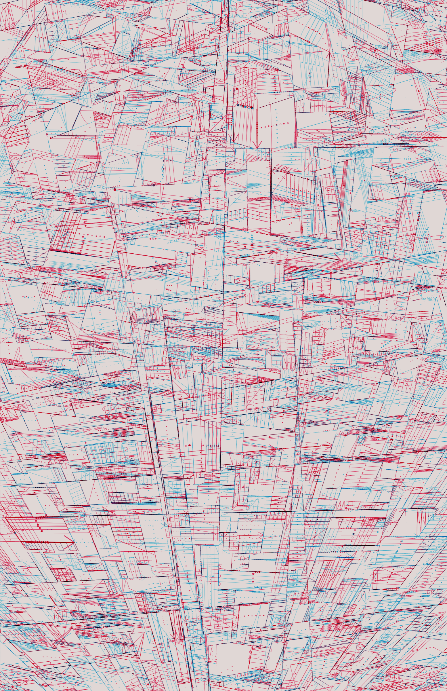 Art Blocks - Art Blocks v2 - 100 PRINT #99 - NFT # 310000099