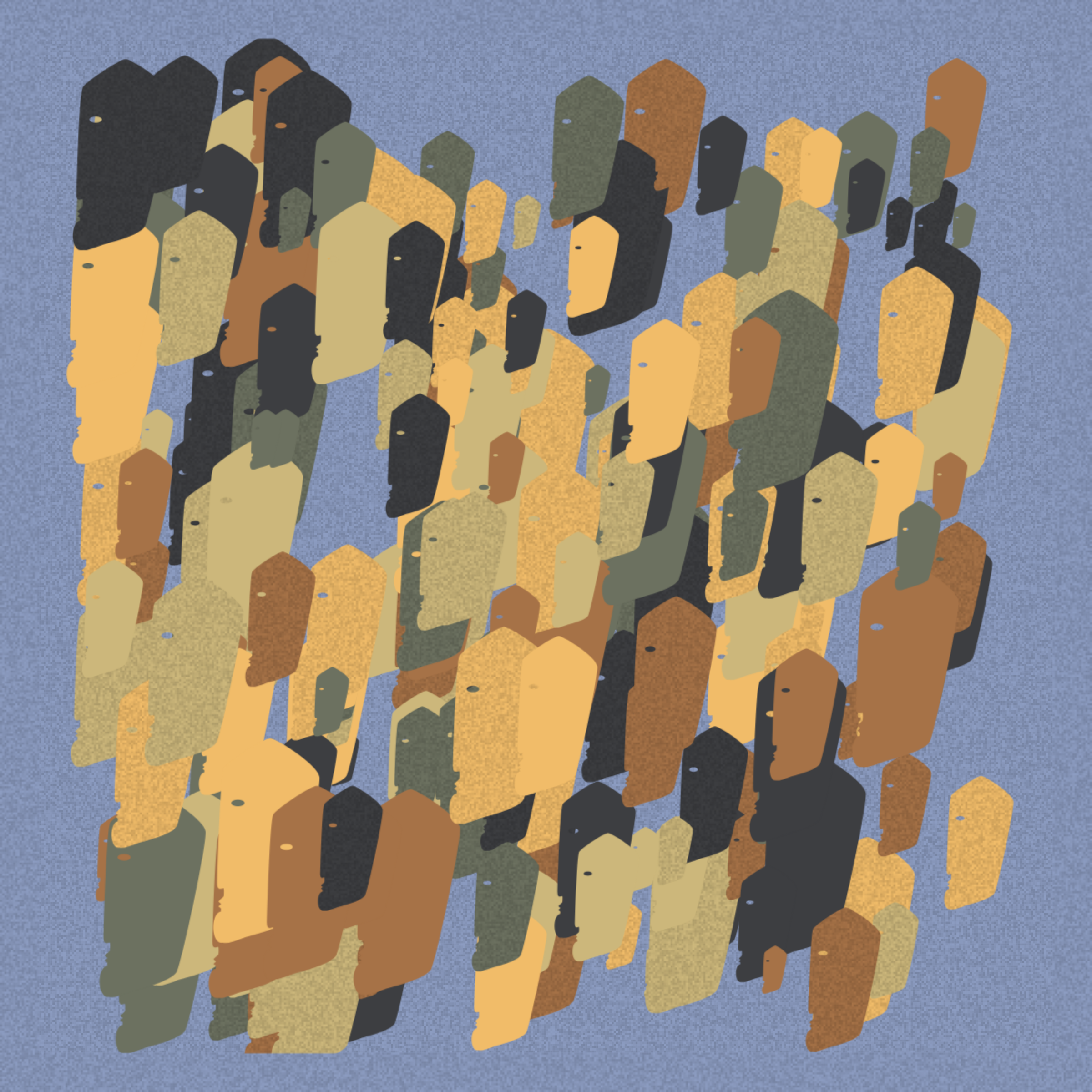 Art Blocks - Art Blocks v2 - Faceless #6 - NFT # 311000006