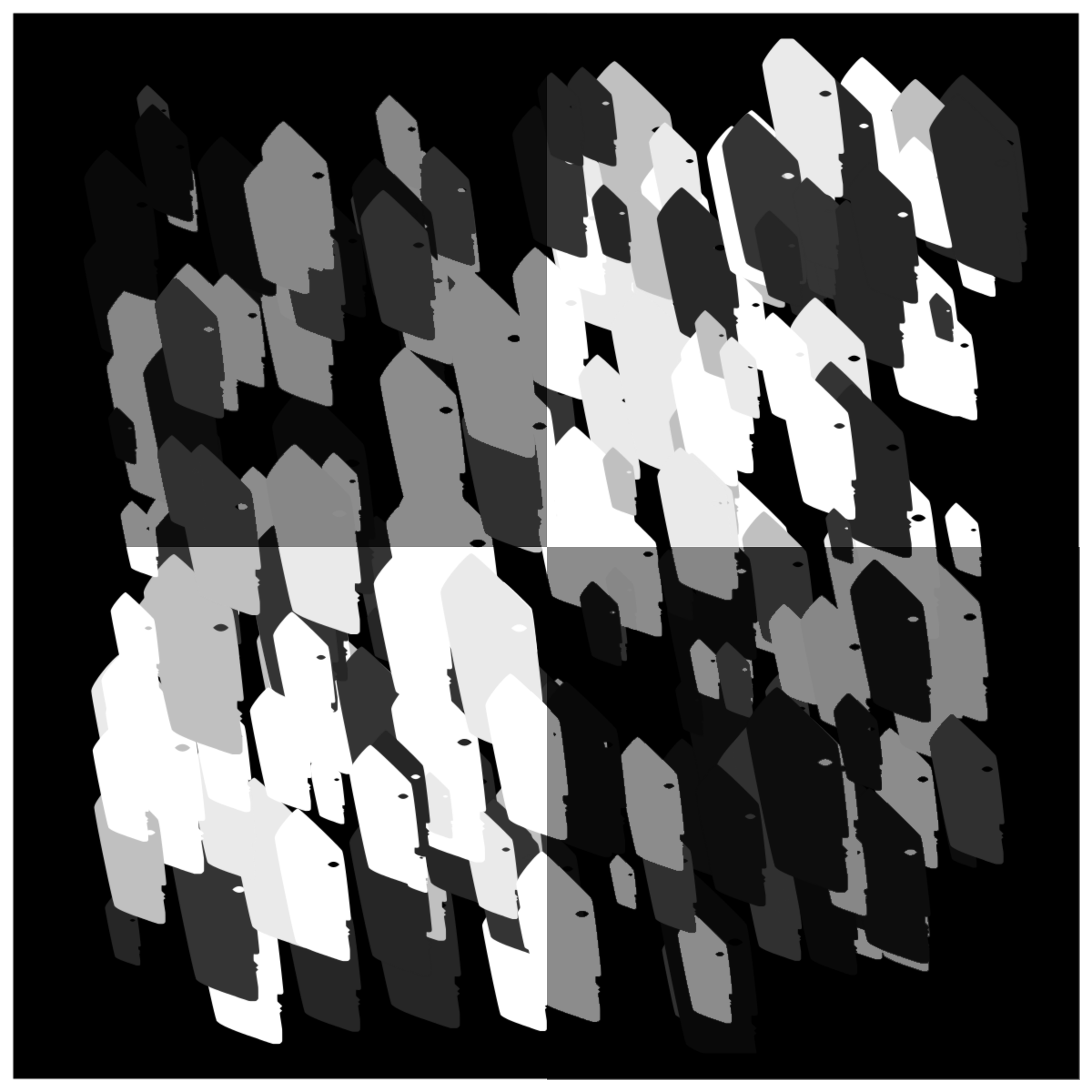 Art Blocks - Art Blocks v2 - Faceless #68 - NFT # 311000068