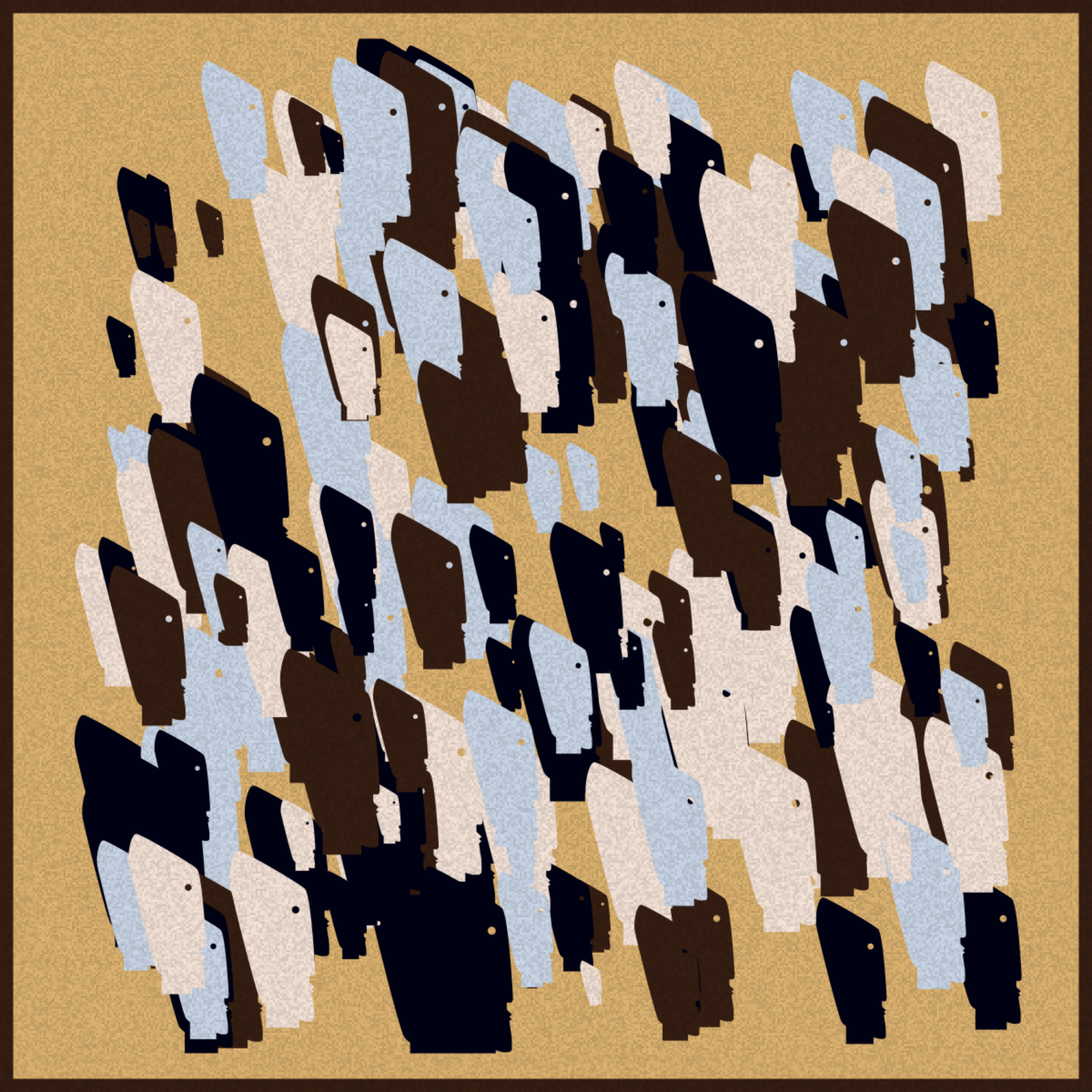 Art Blocks - Art Blocks v2 - Faceless #105 - NFT # 311000105