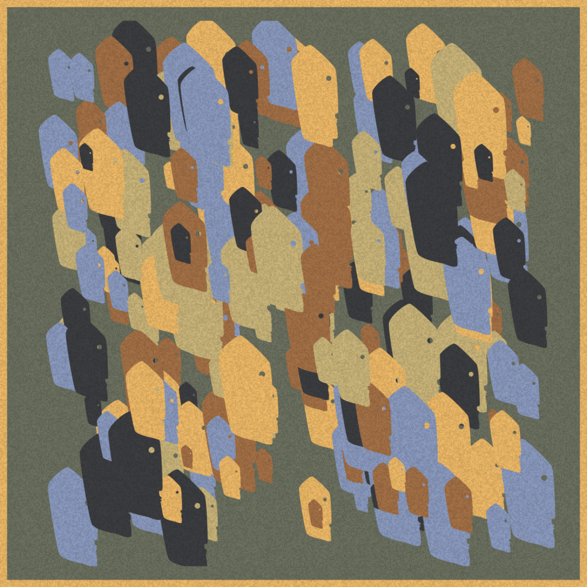 Art Blocks - Art Blocks v2 - Faceless #188 - NFT # 311000188