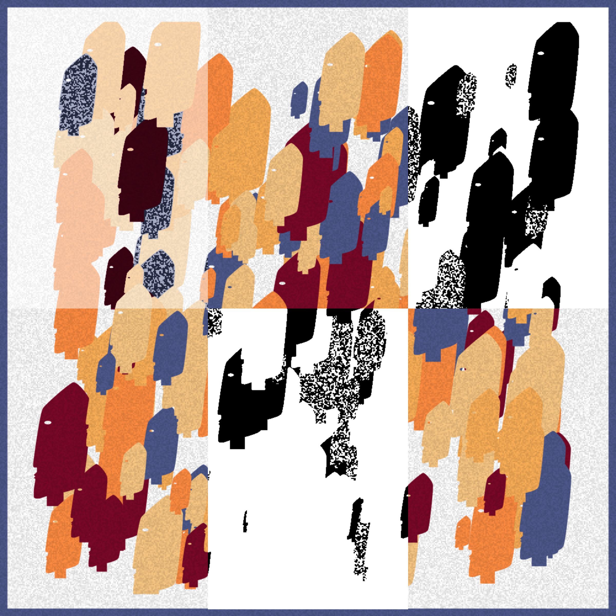 Art Blocks - Art Blocks v2 - Faceless #245 - NFT # 311000245