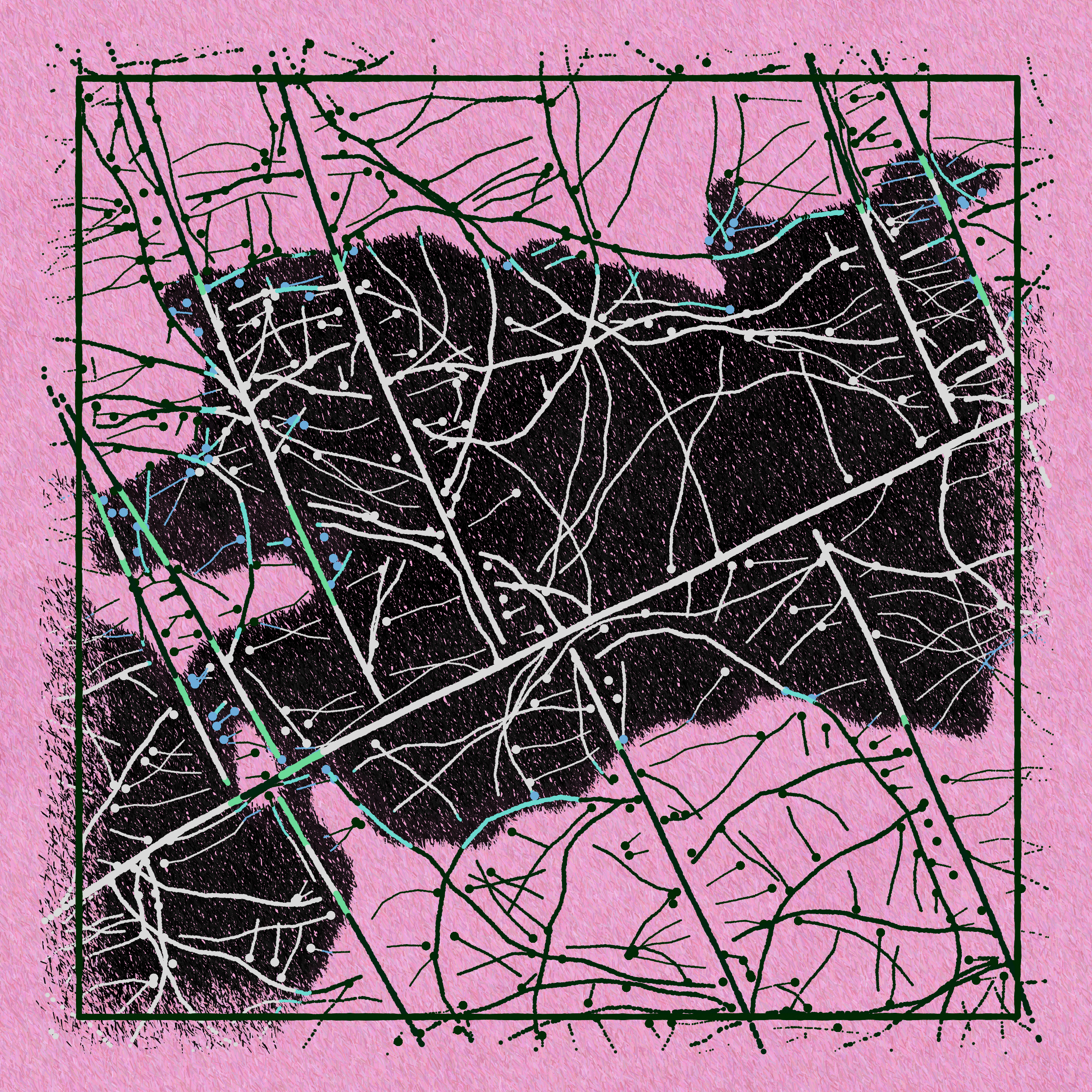 Art Blocks - Art Blocks v2 - Maps of Nothing #9 - NFT # 316000009