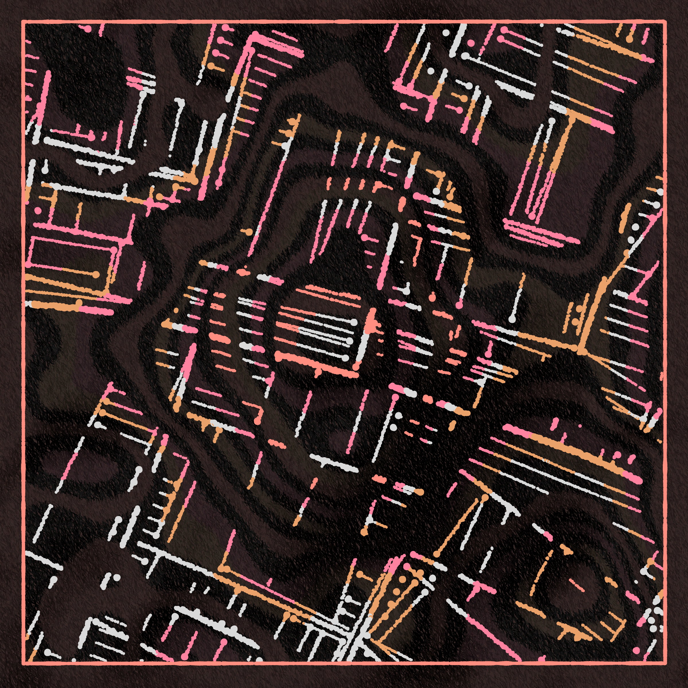 Art Blocks - Art Blocks v2 - Maps of Nothing #10 - NFT # 316000010