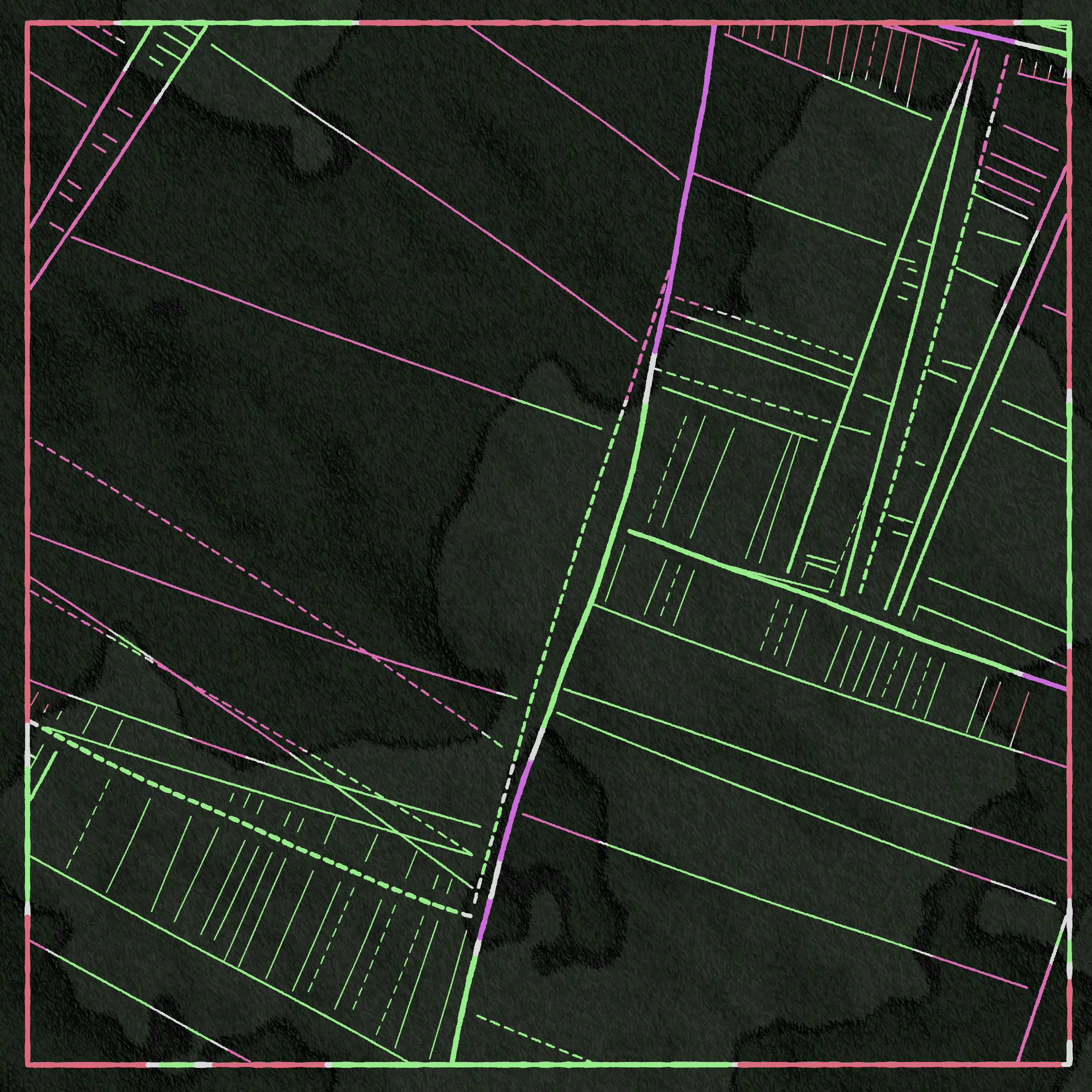 Art Blocks - Art Blocks v2 - Maps of Nothing #11 - NFT # 316000011