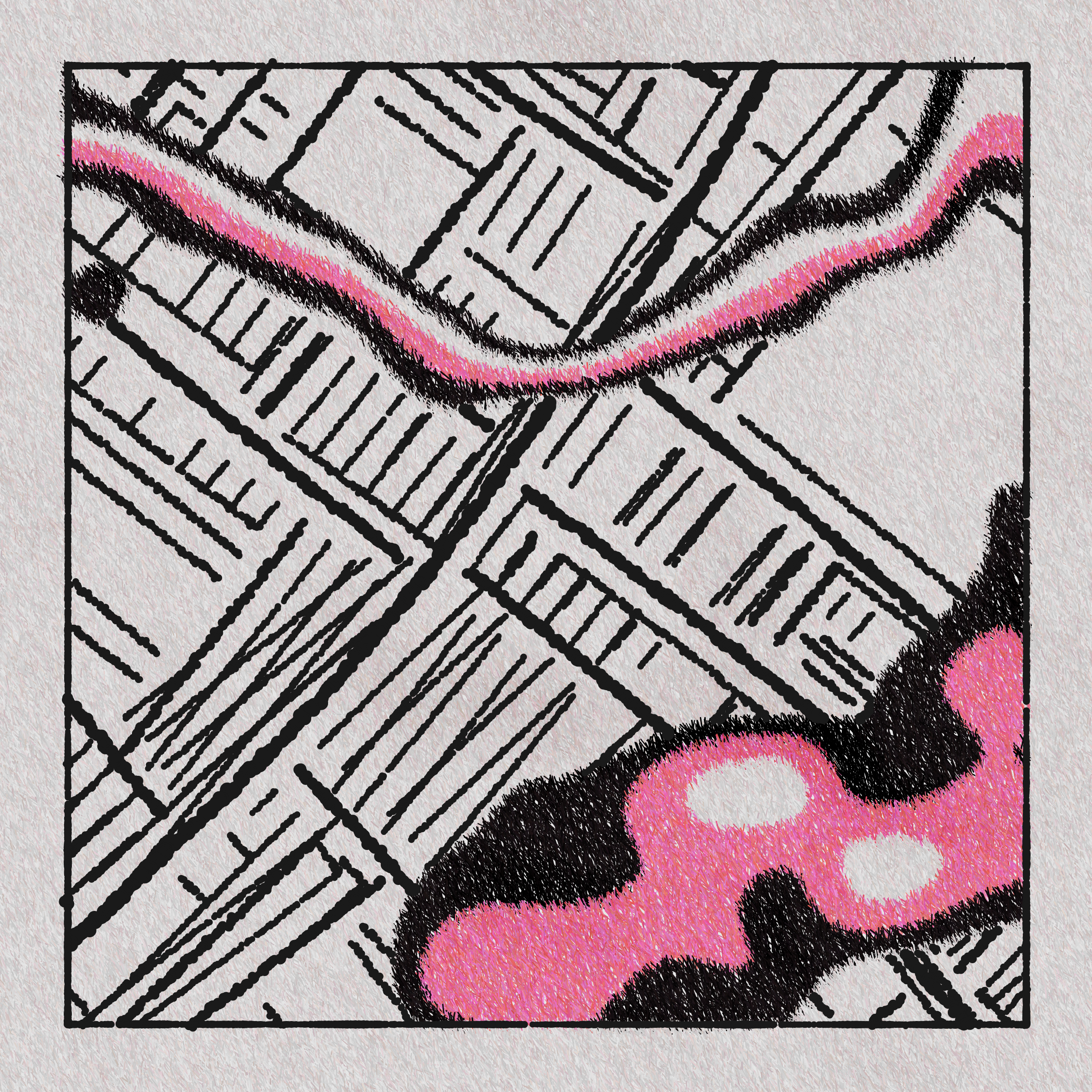 Art Blocks - Art Blocks v2 - Maps of Nothing #12 - NFT # 316000012