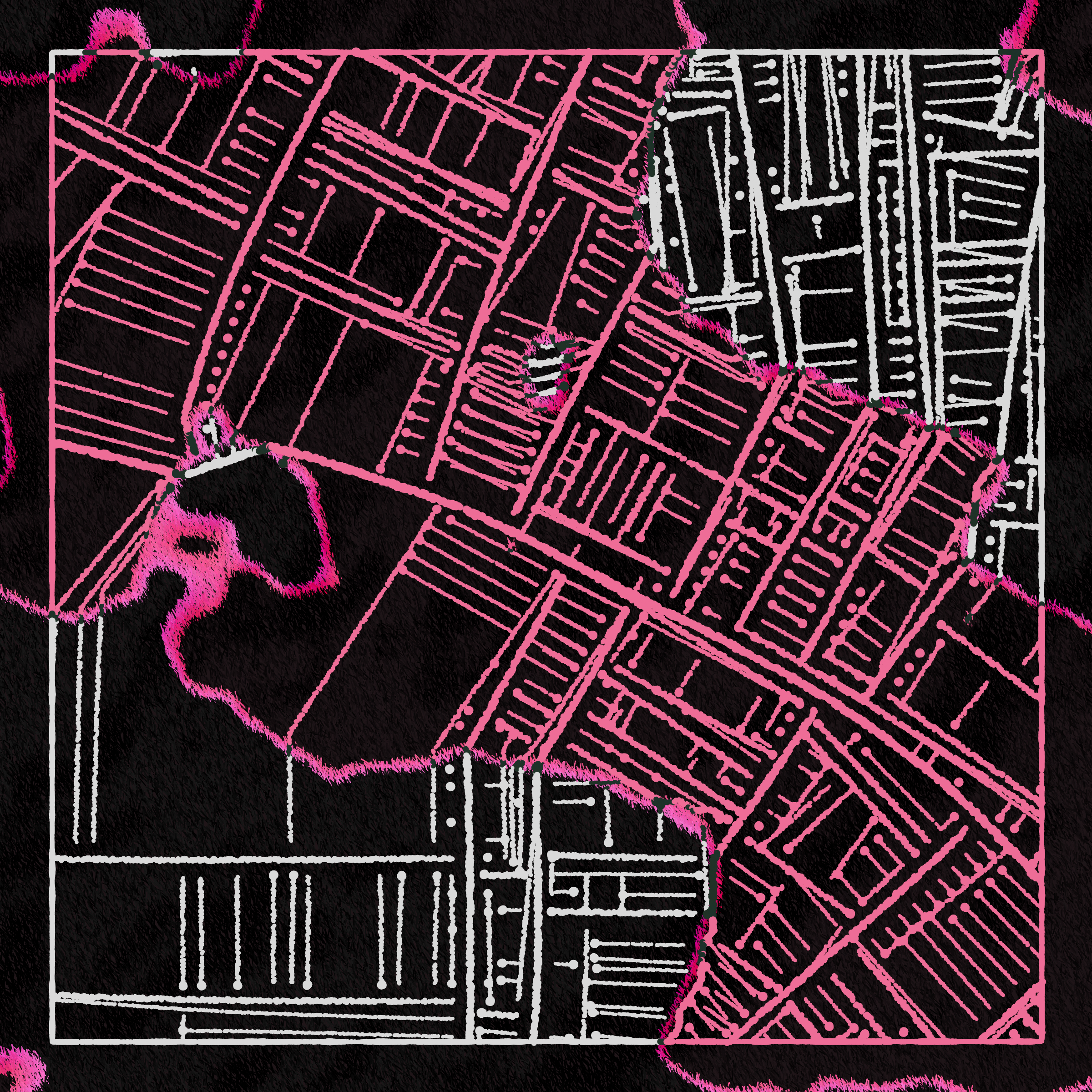 Art Blocks - Art Blocks v2 - Maps of Nothing #16 - NFT # 316000016