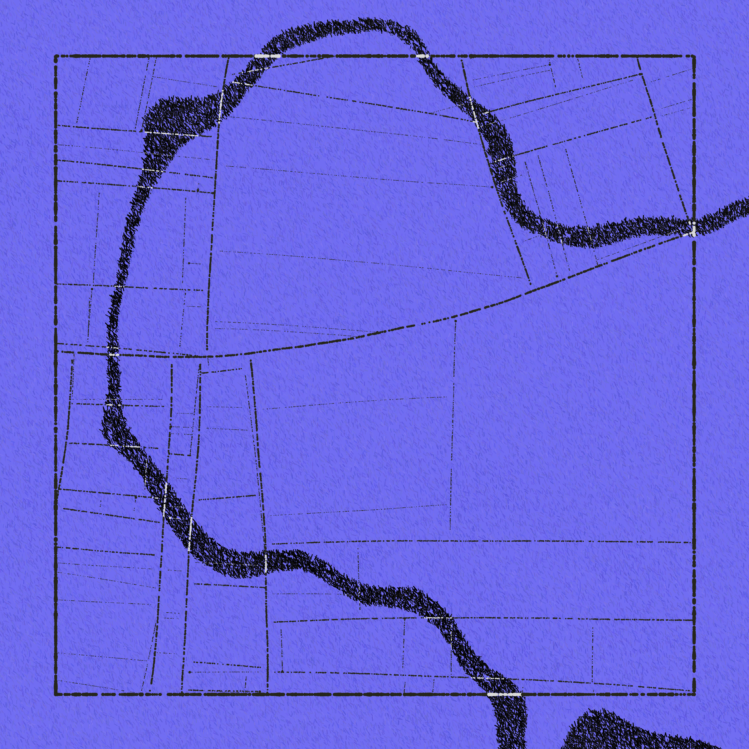 Art Blocks - Art Blocks v2 - Maps of Nothing #20 - NFT # 316000020