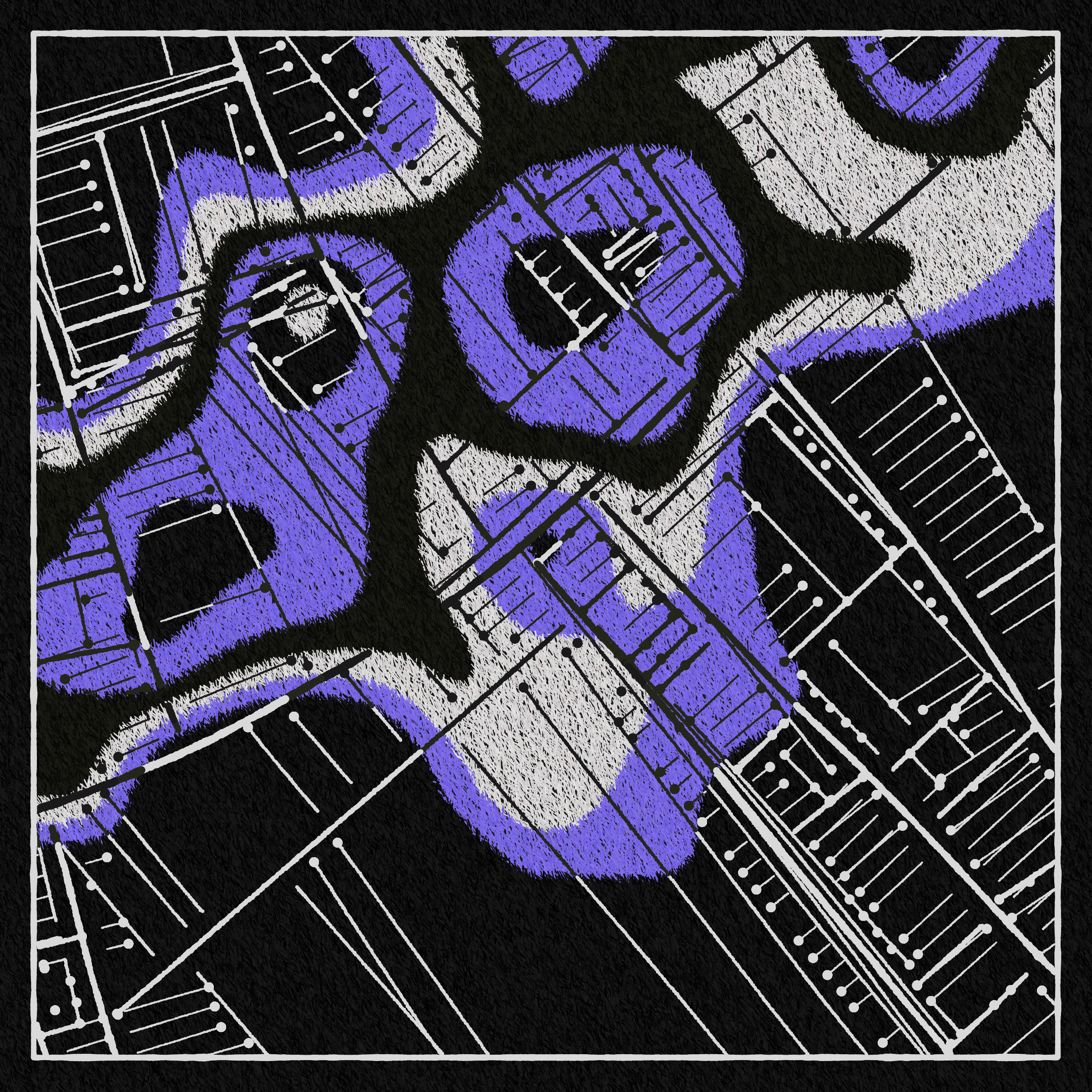 Art Blocks - Art Blocks v2 - Maps of Nothing #26 - NFT # 316000026