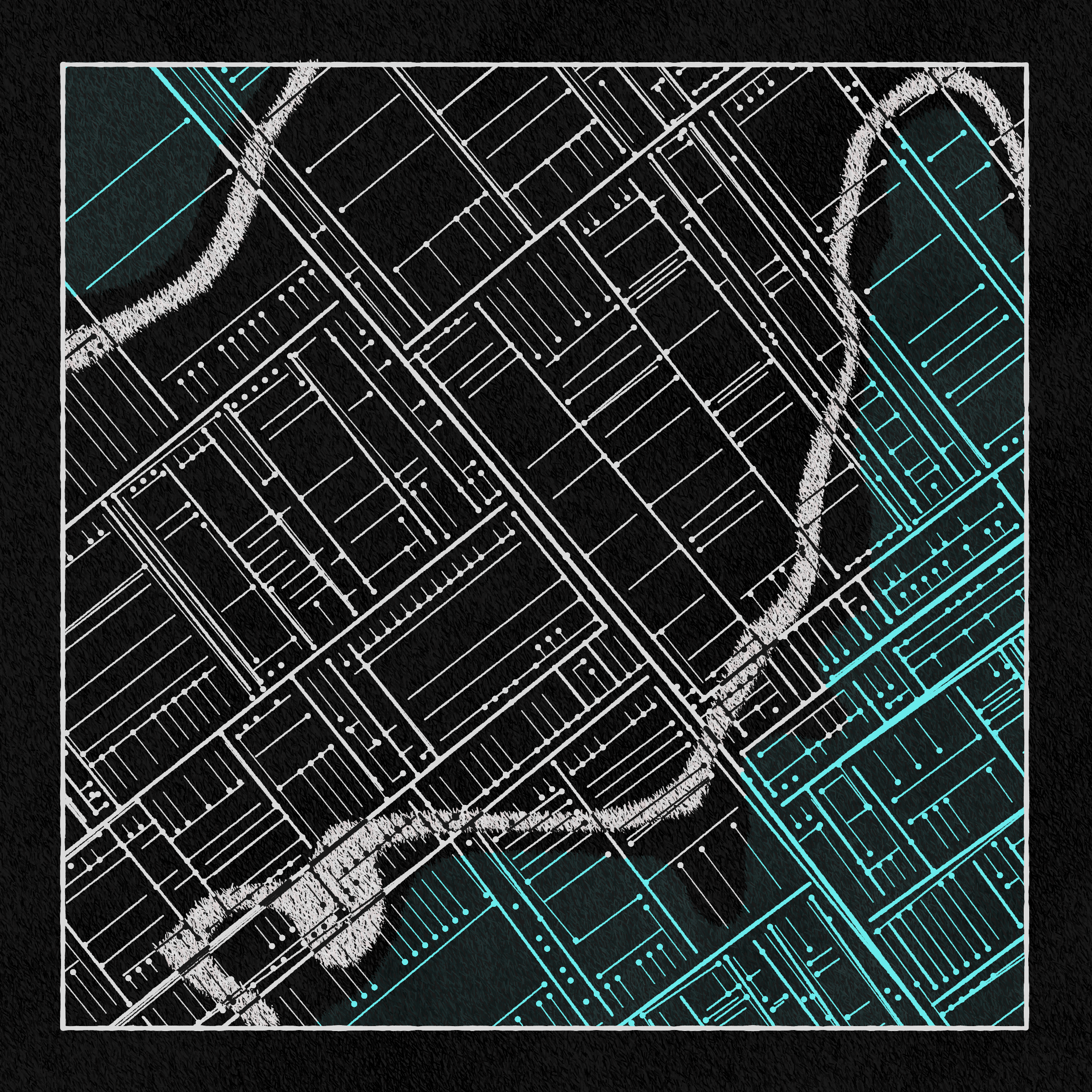 Art Blocks - Art Blocks v2 - Maps of Nothing #27 - NFT # 316000027