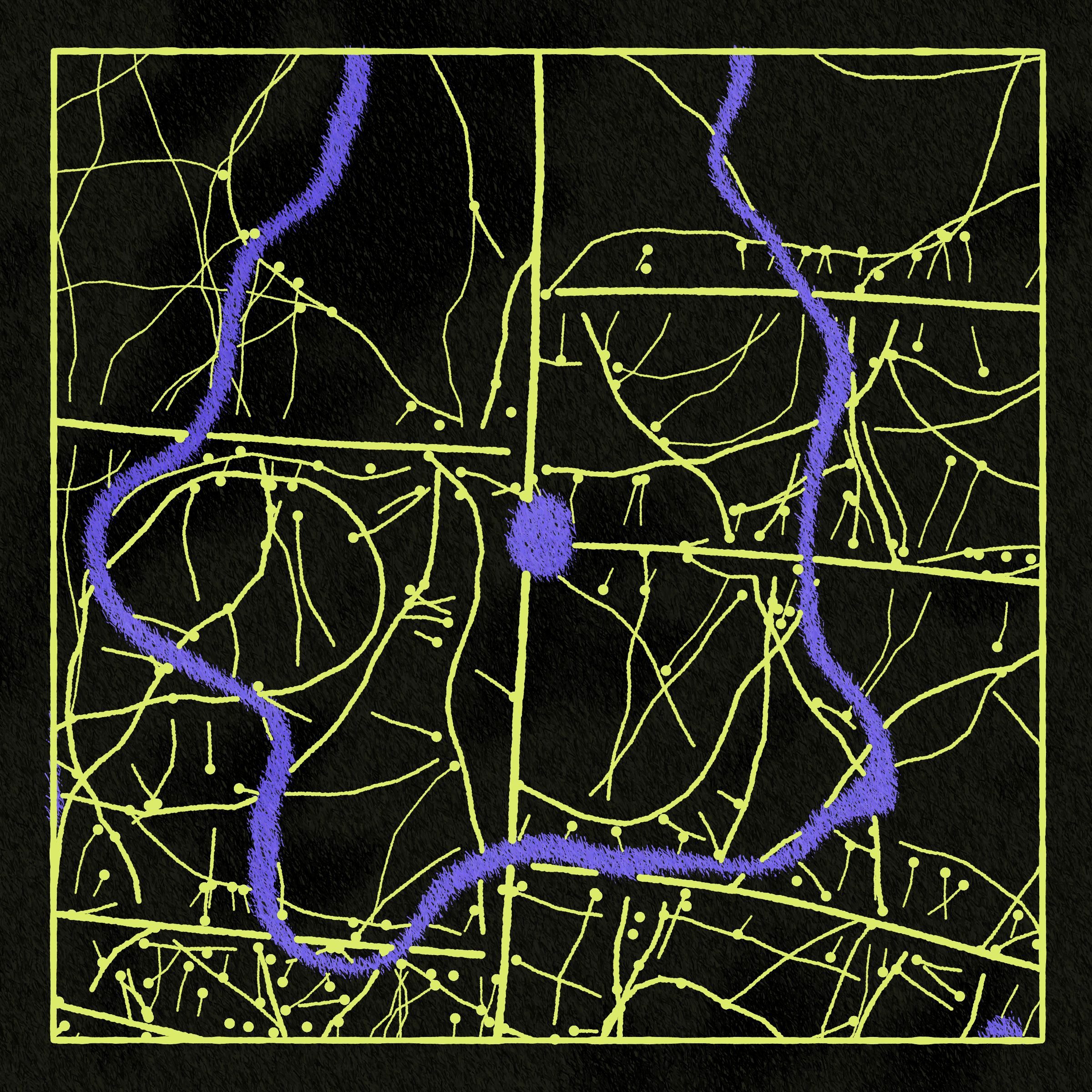 Art Blocks - Art Blocks v2 - Maps of Nothing #29 - NFT # 316000029