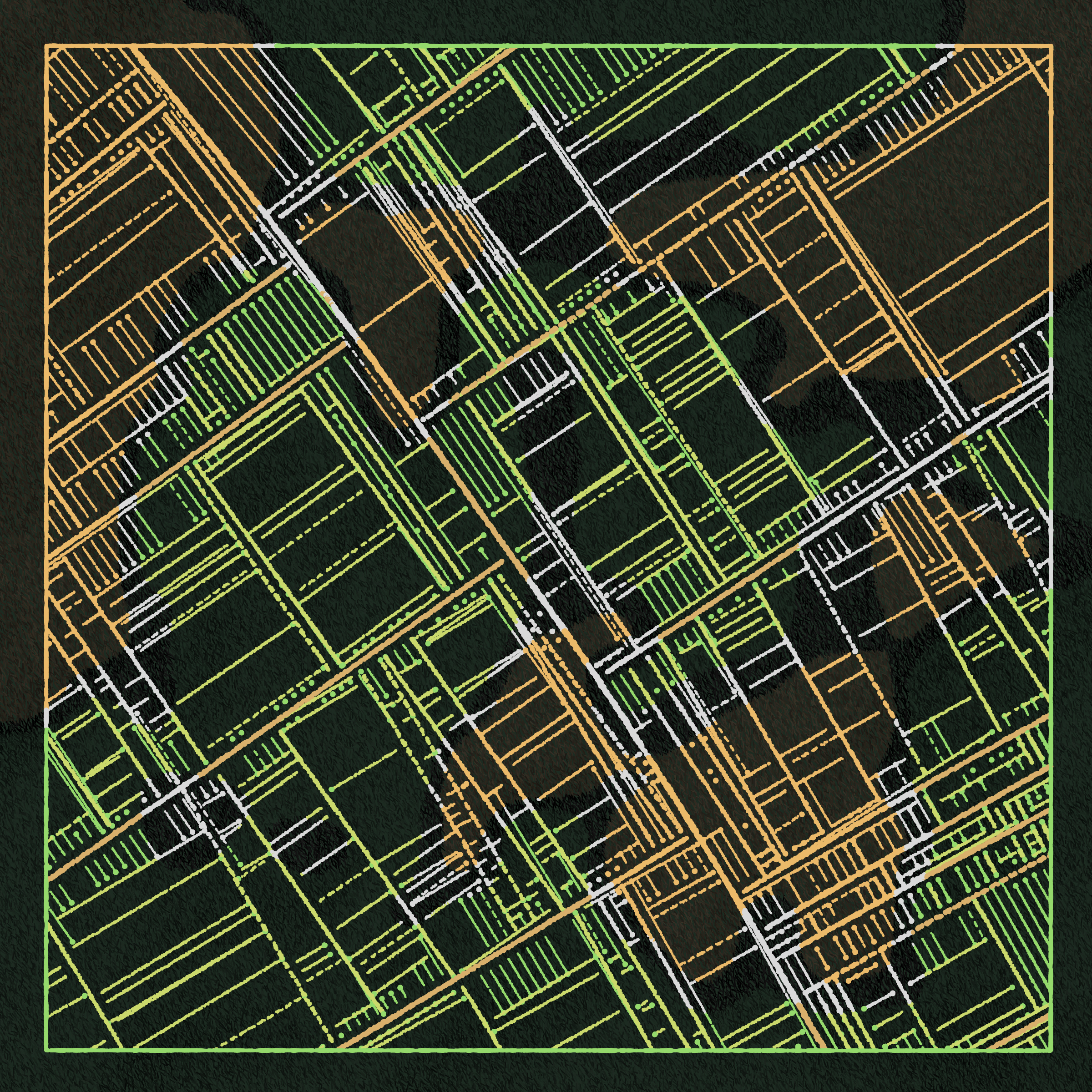 Art Blocks - Art Blocks v2 - Maps of Nothing #49 - NFT # 316000049