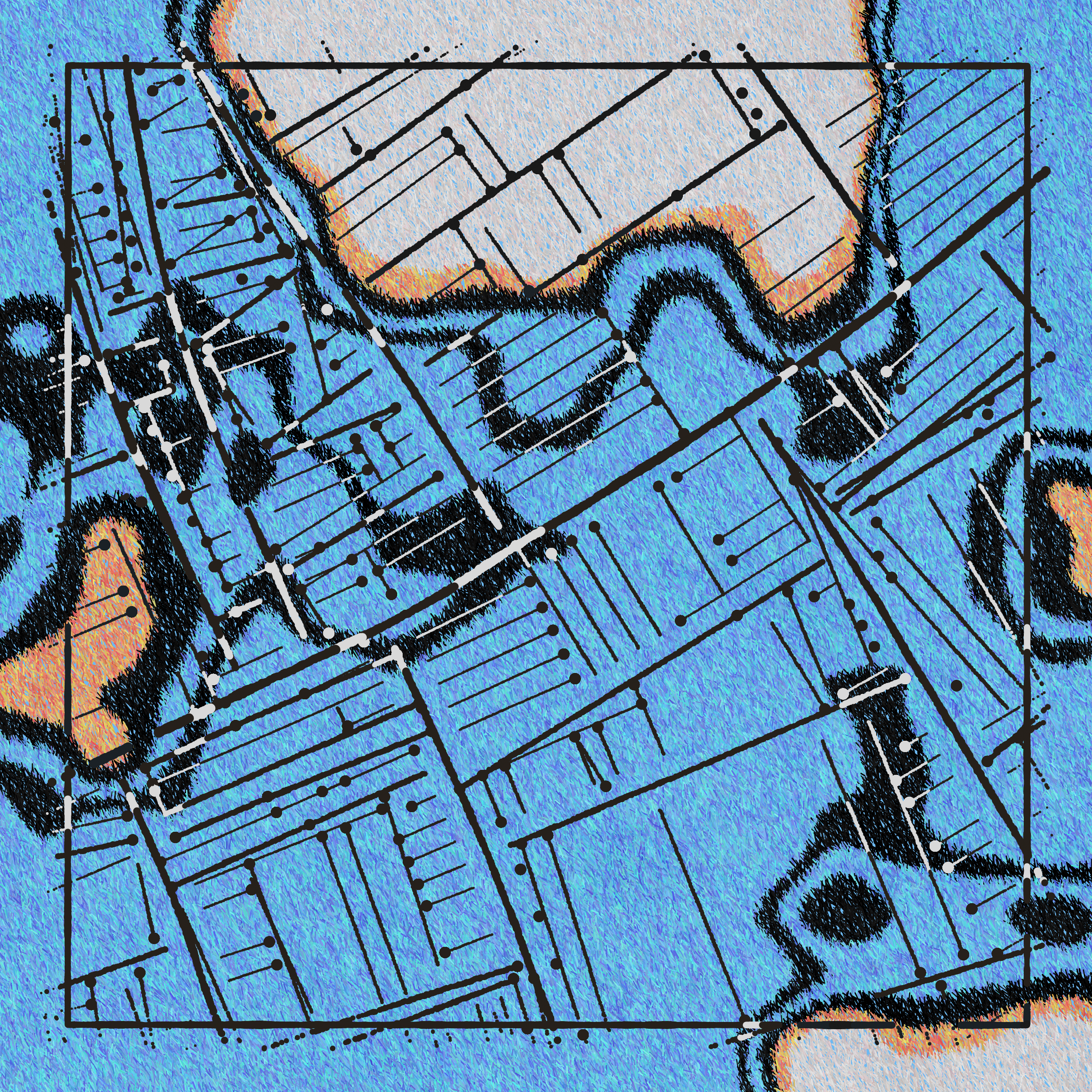 Art Blocks - Art Blocks v2 - Maps of Nothing #52 - NFT # 316000052