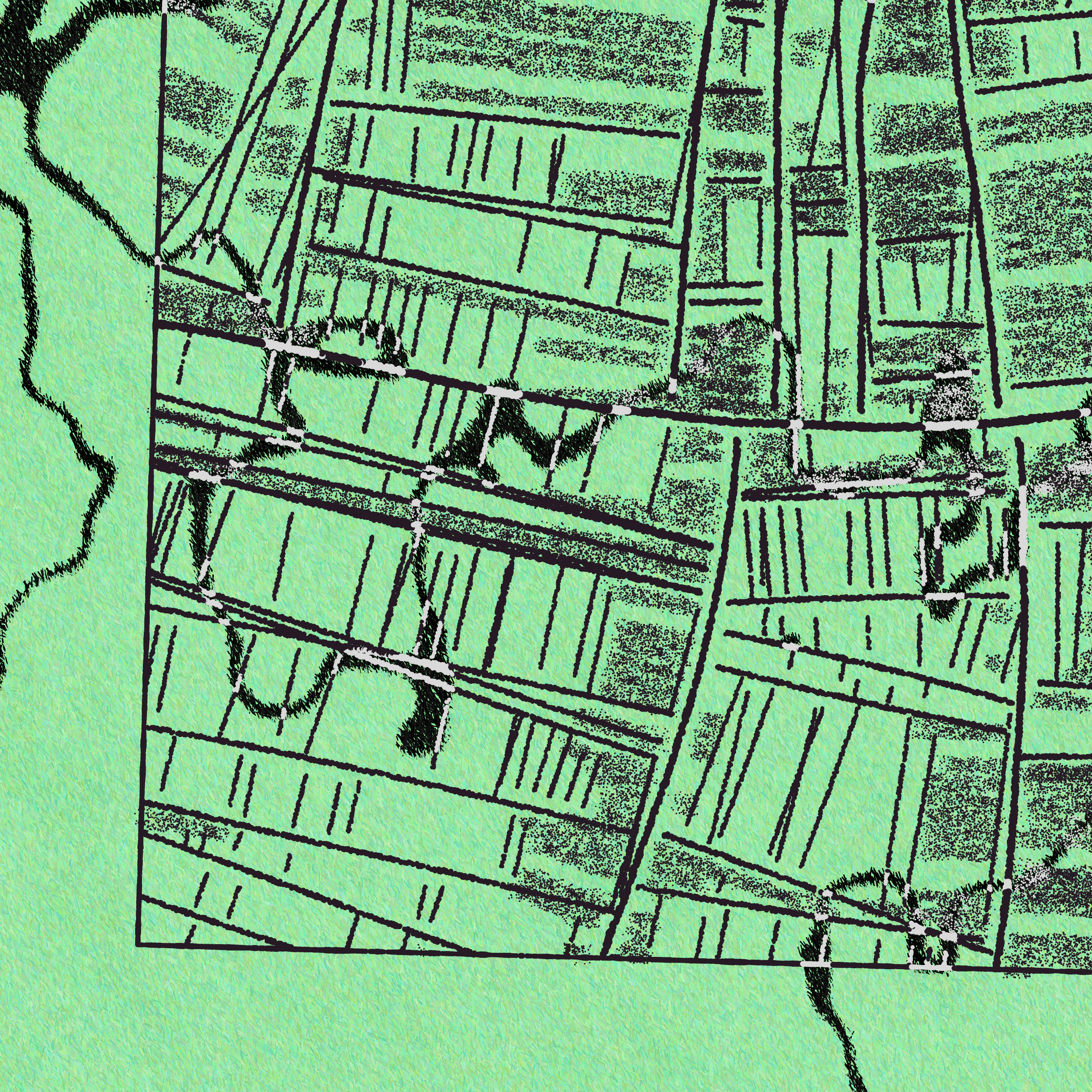 Art Blocks - Art Blocks v2 - Maps of Nothing #55 - NFT # 316000055