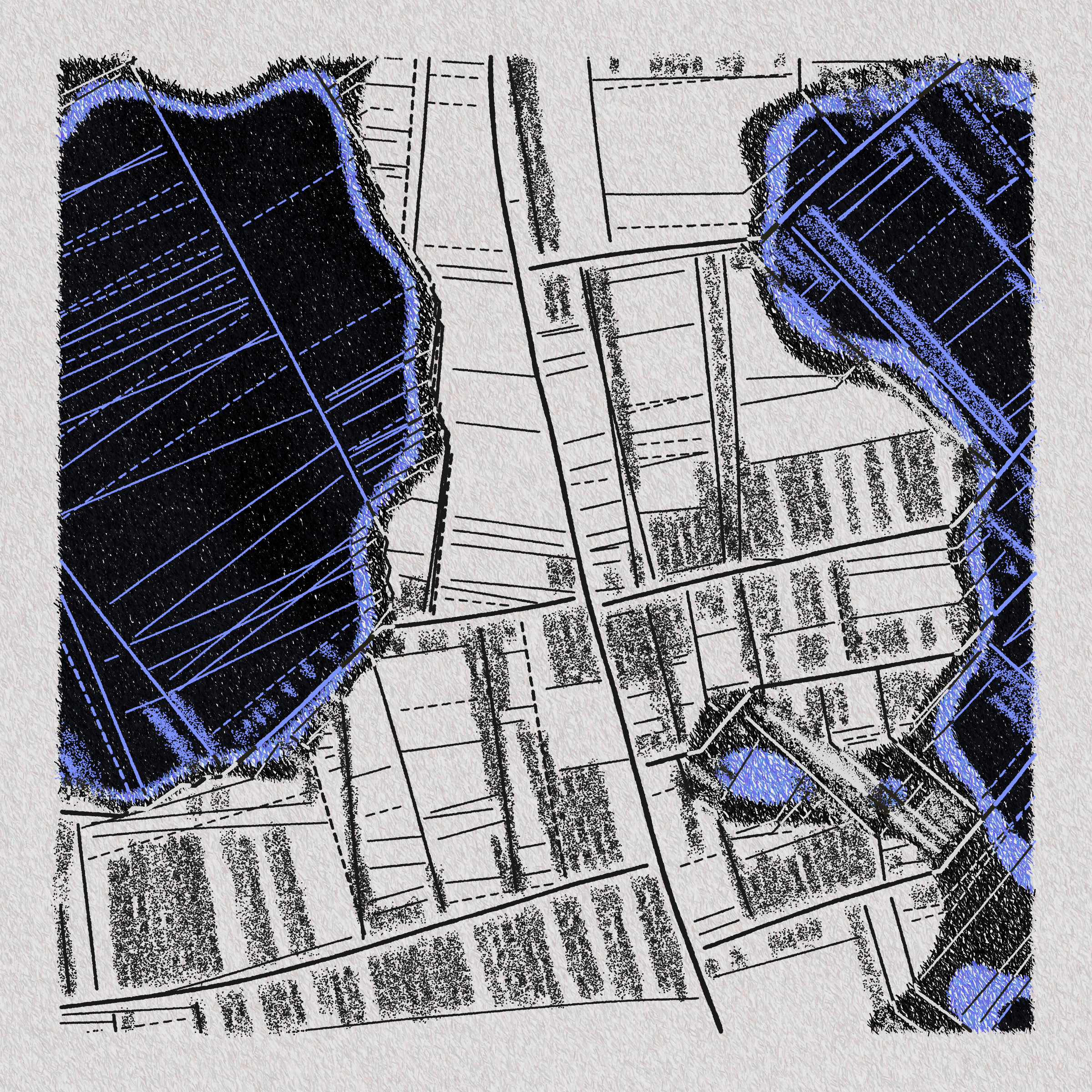 Art Blocks - Art Blocks v2 - Maps of Nothing #60 - NFT # 316000060