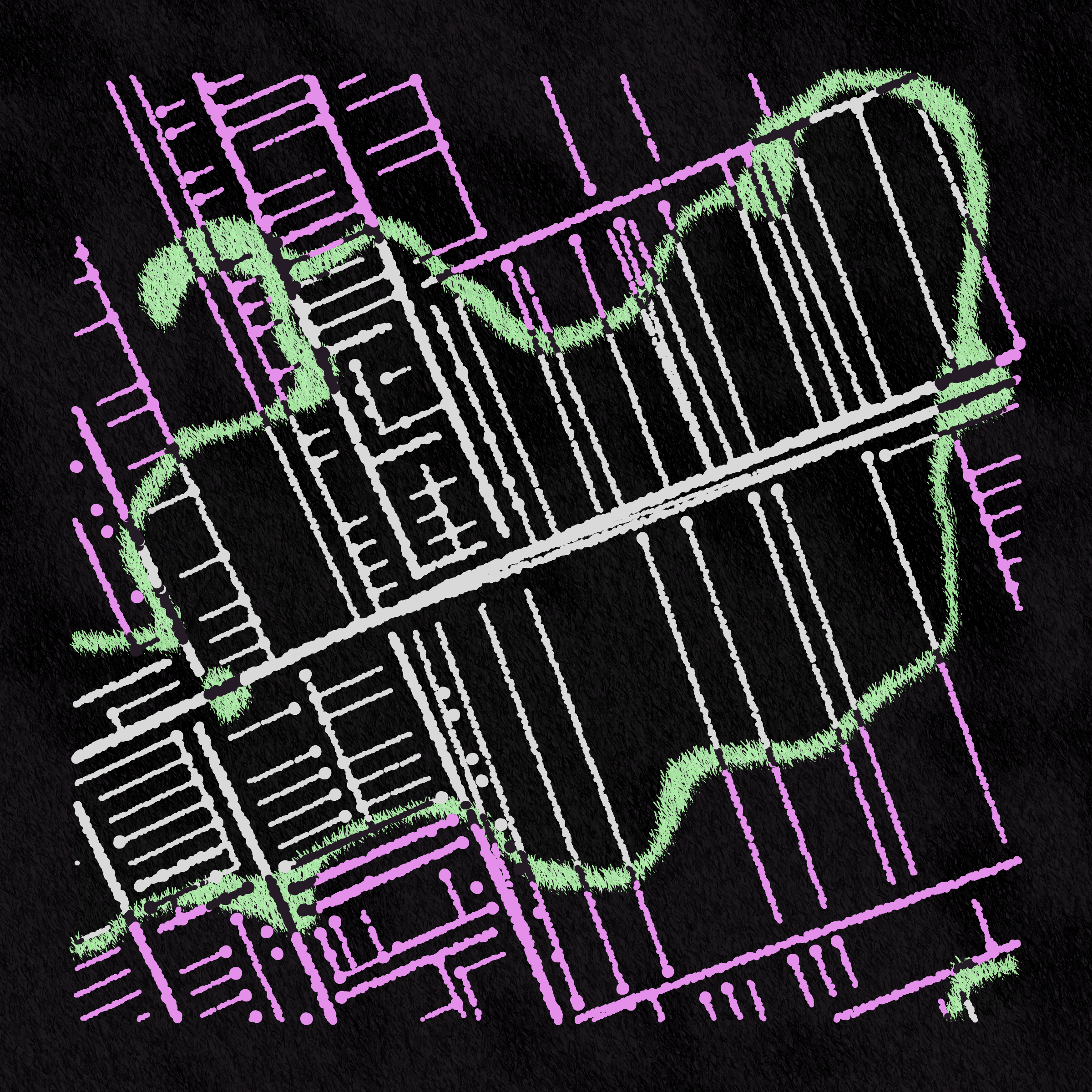 Art Blocks - Art Blocks v2 - Maps of Nothing #69 - NFT # 316000069