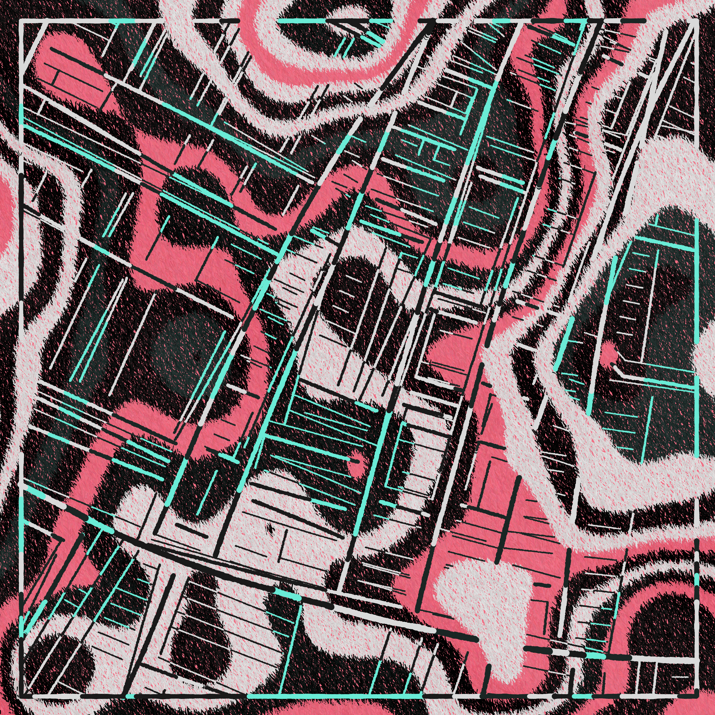 Art Blocks - Art Blocks v2 - Maps of Nothing #73 - NFT # 316000073