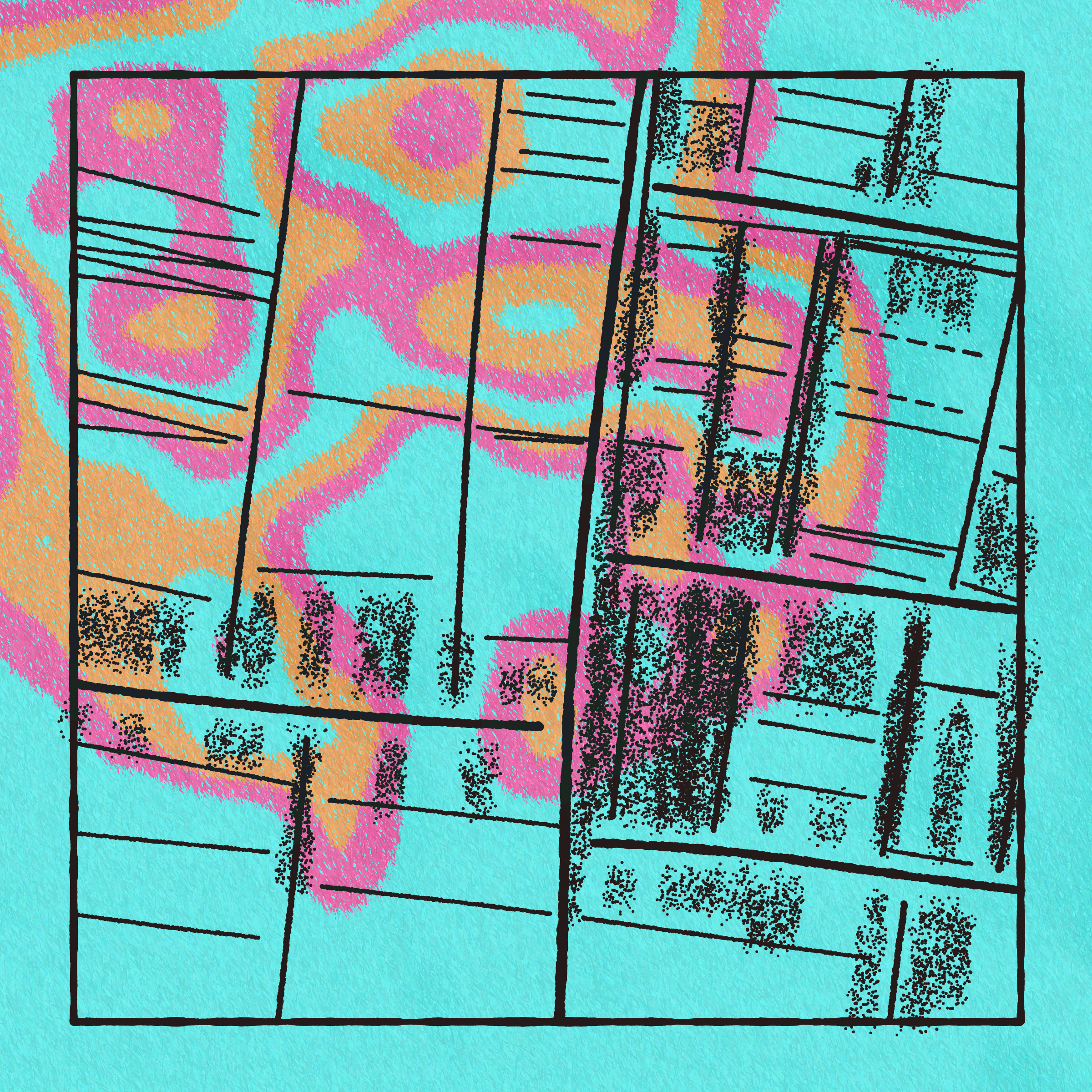 Art Blocks - Art Blocks v2 - Maps of Nothing #75 - NFT # 316000075