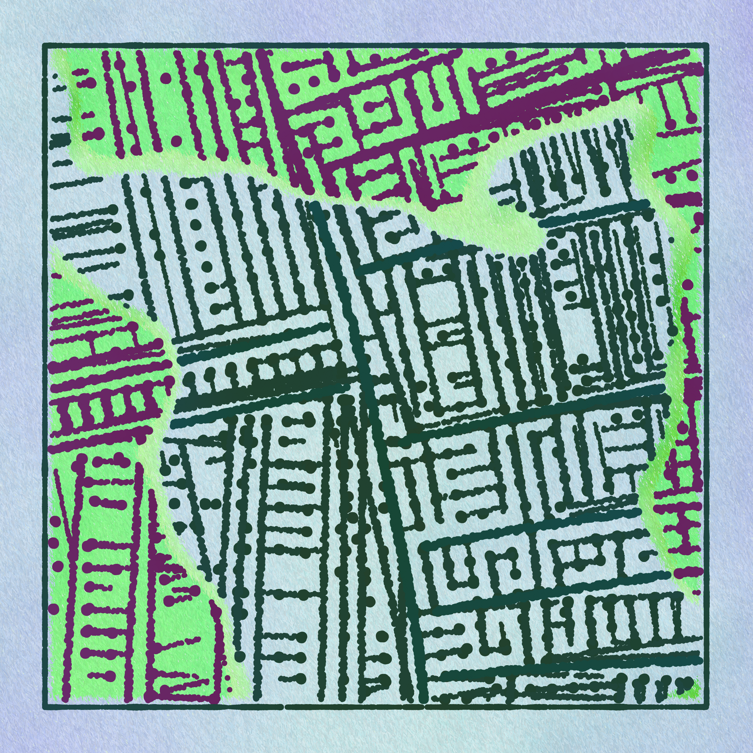 Art Blocks - Art Blocks v2 - Maps of Nothing #79 - NFT # 316000079