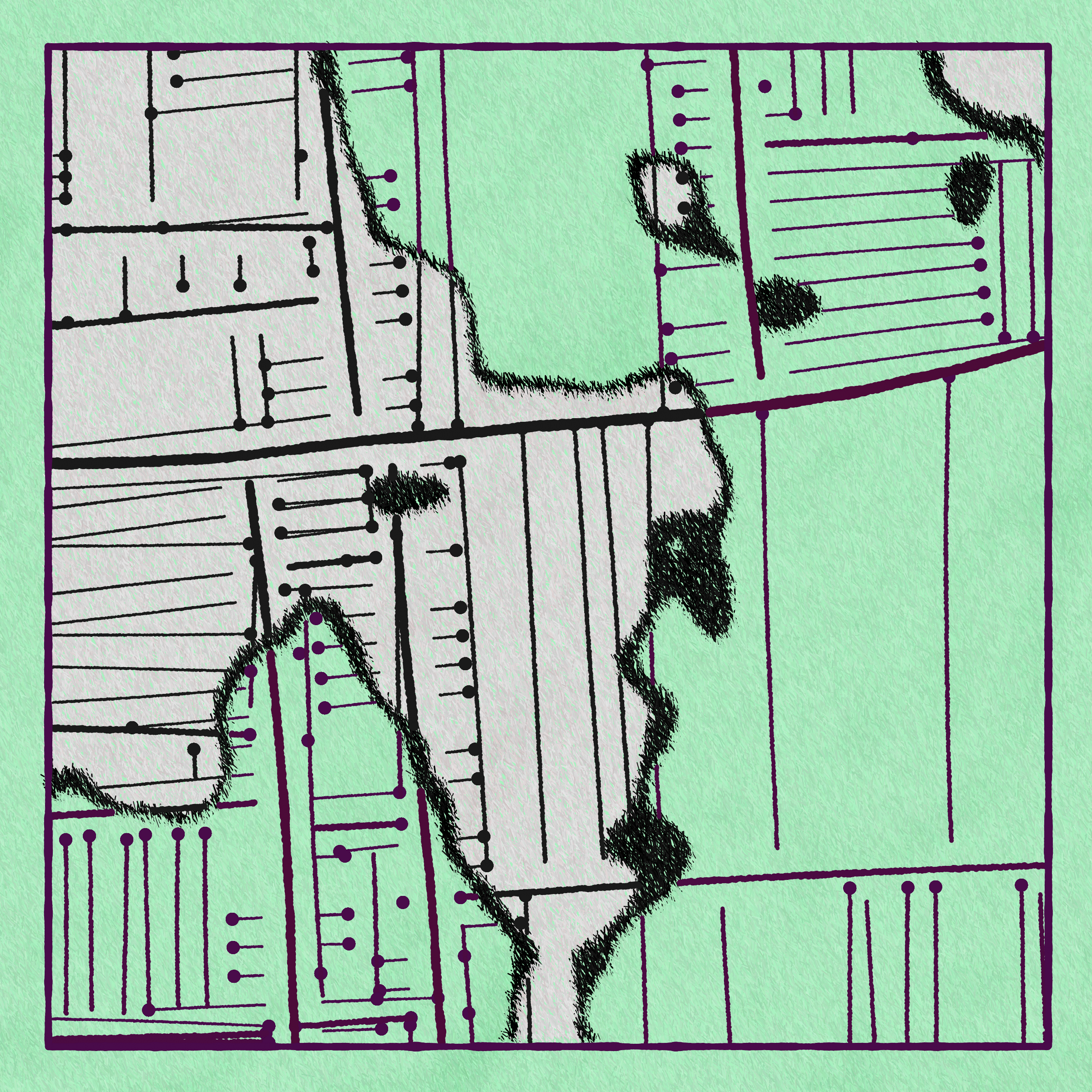 Art Blocks - Art Blocks v2 - Maps of Nothing #81 - NFT # 316000081