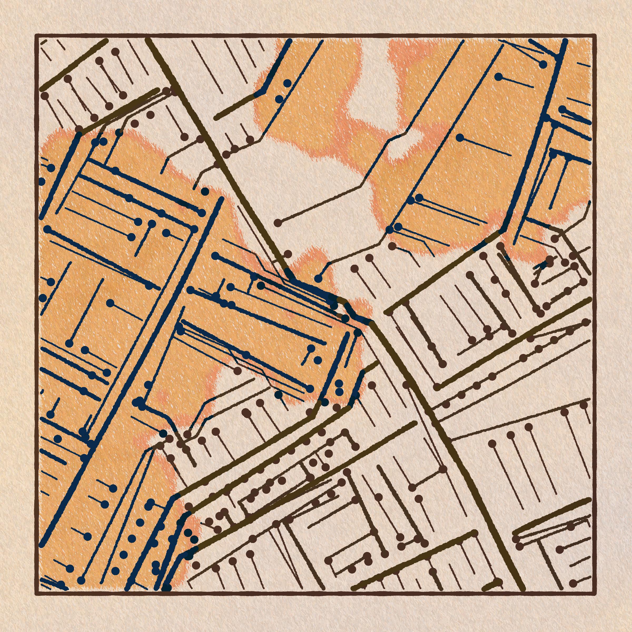 Art Blocks - Art Blocks v2 - Maps of Nothing #82 - NFT # 316000082