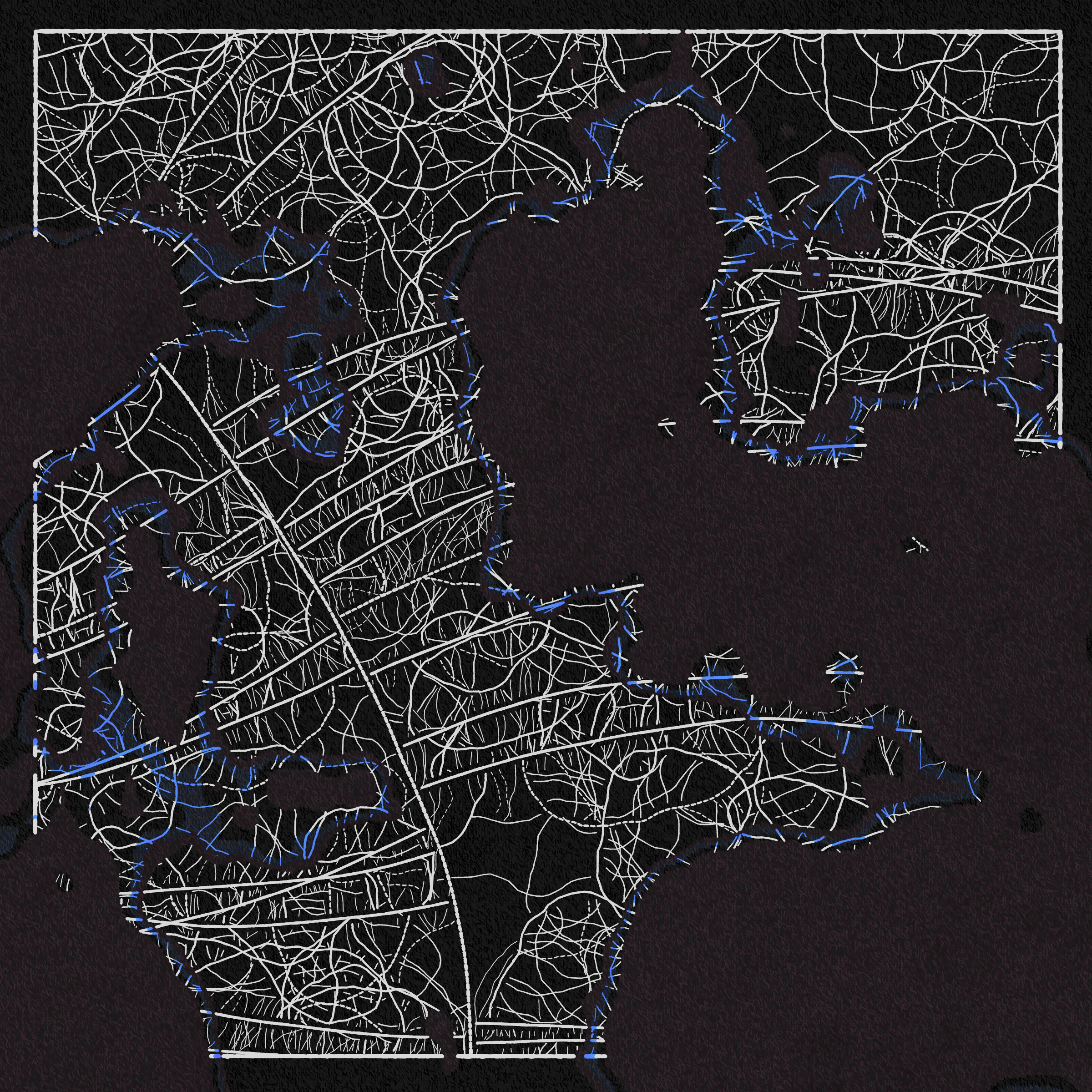 Art Blocks - Art Blocks v2 - Maps of Nothing #84 - NFT # 316000084