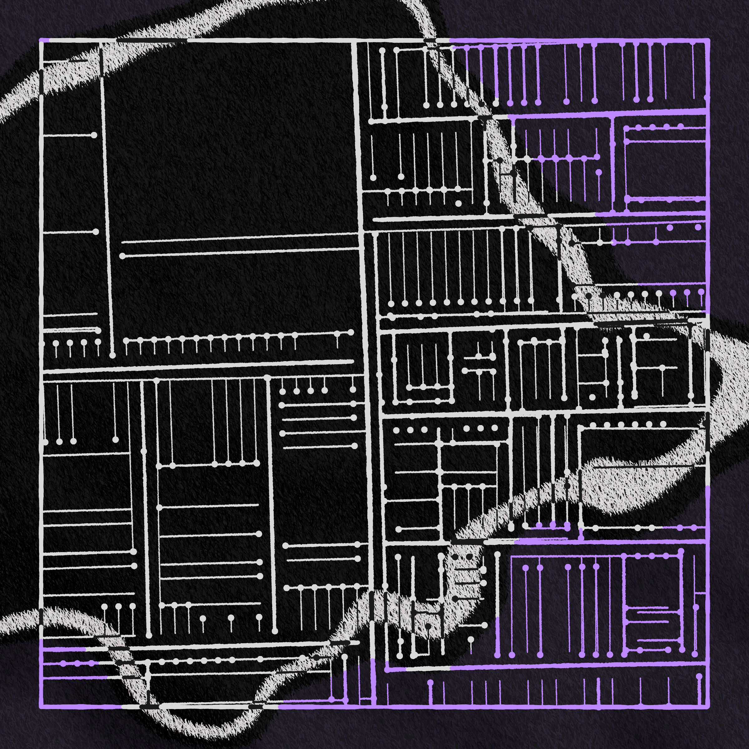 Art Blocks - Art Blocks v2 - Maps of Nothing #89 - NFT # 316000089